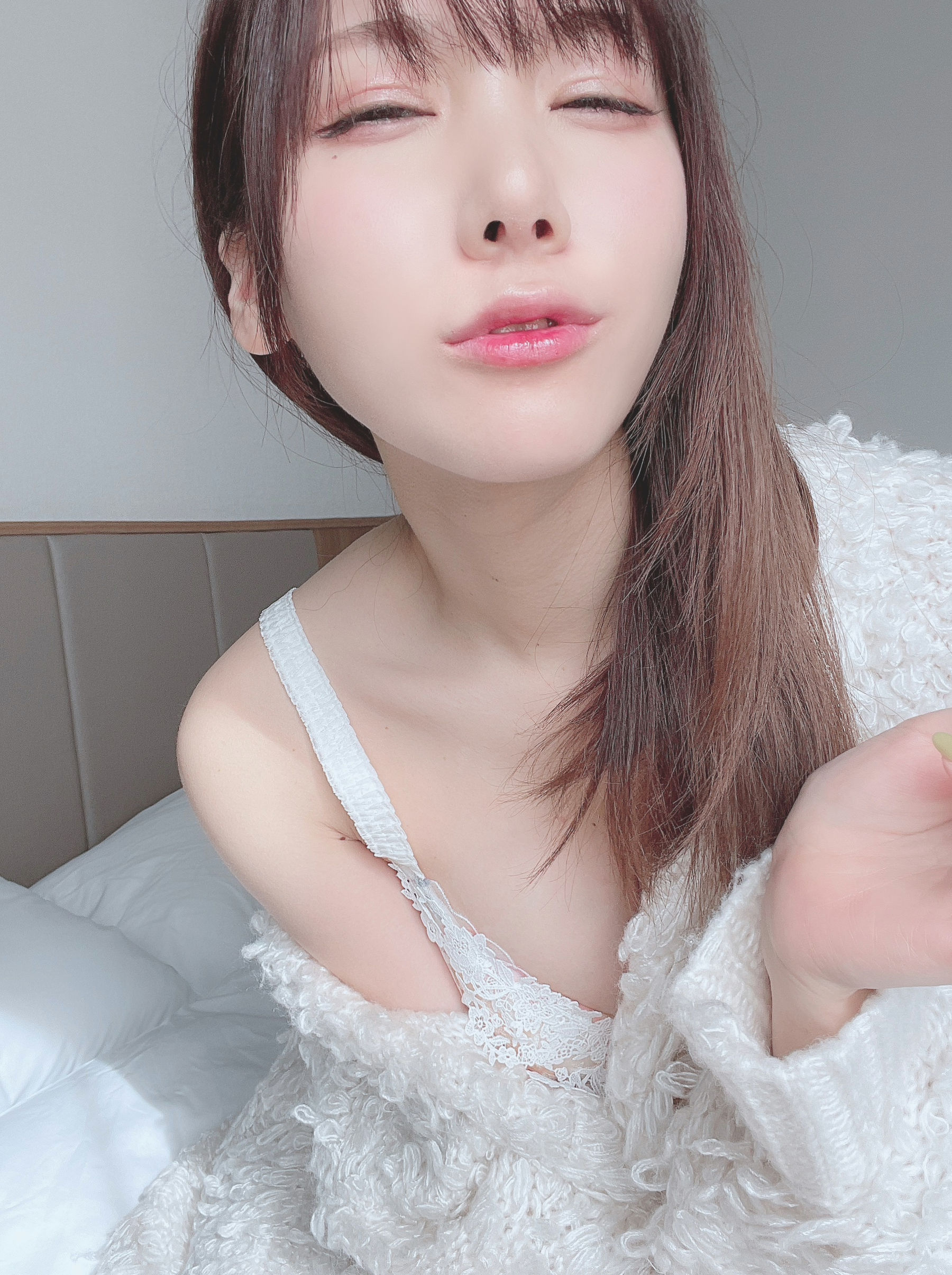 [福利COS] 日本甜美COSERけんけん[fantia] 20211120-温泉旅おまけ♨️ まっしろでふわふわ第7张