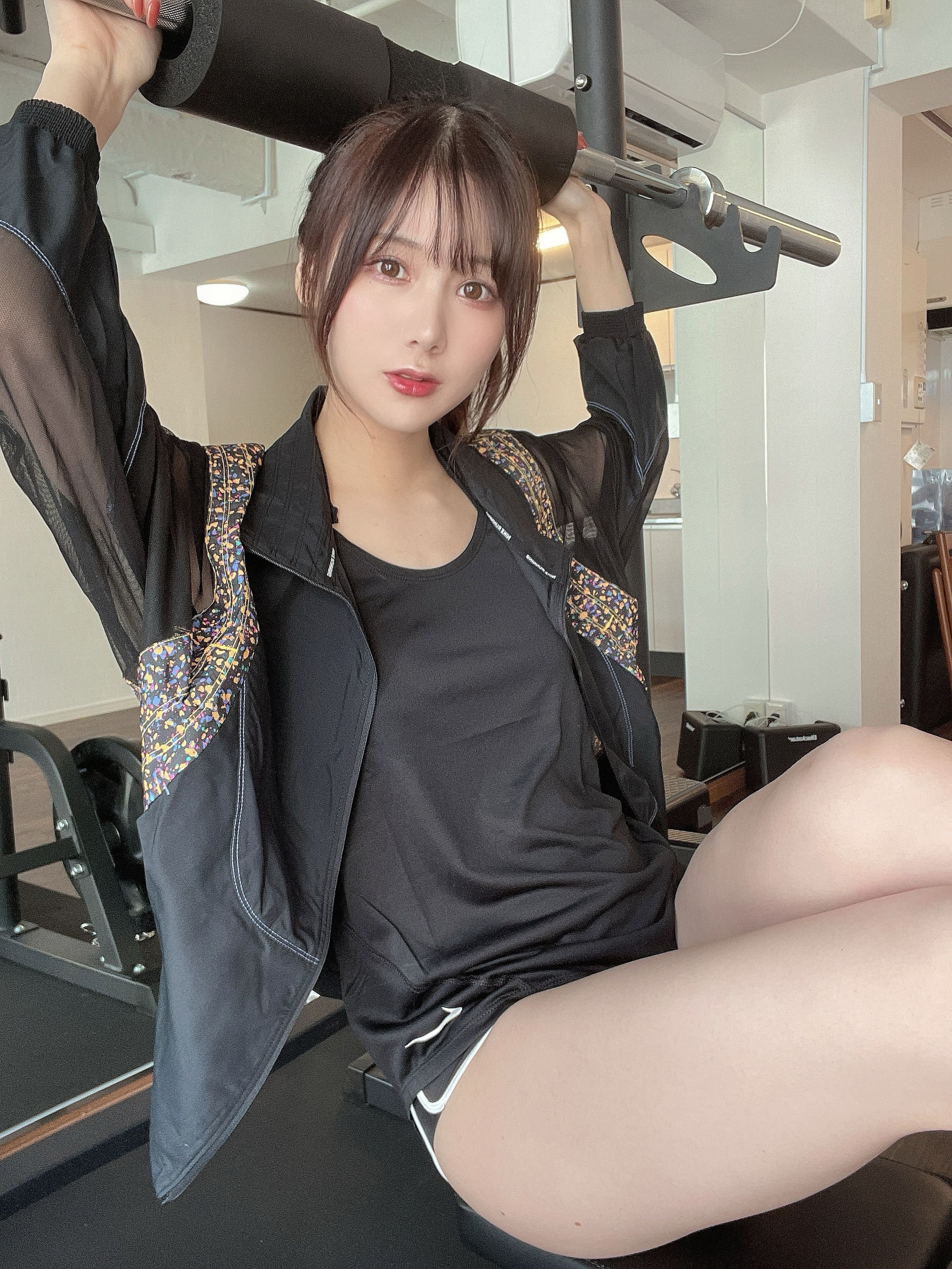 [福利COS] 日本甜美COSERけんけん[fantia] 20211212-スポーツジム第2张