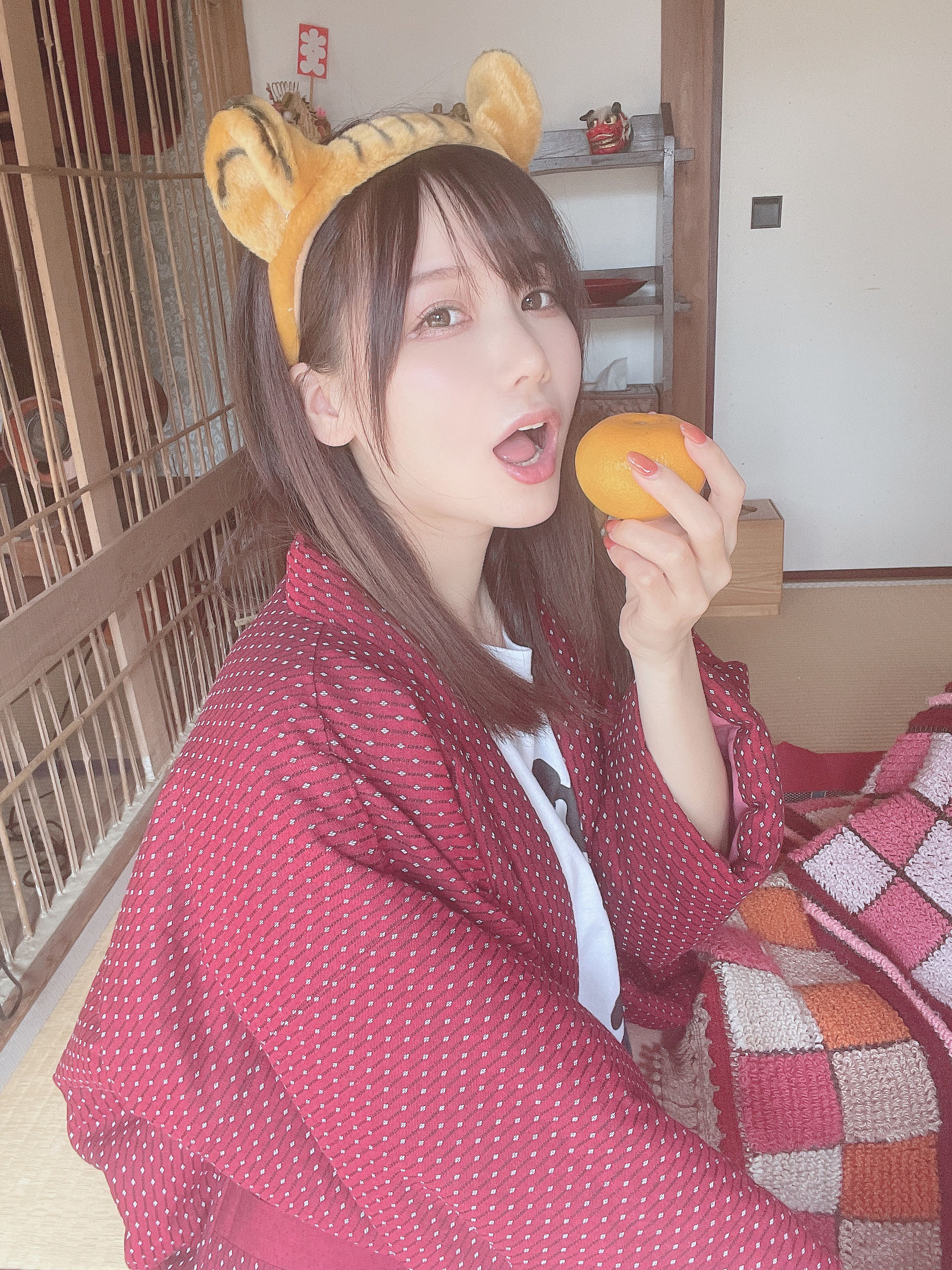 [福利COS] 日本甜美COSERけんけん[fantia] 20220104-寅年第4张