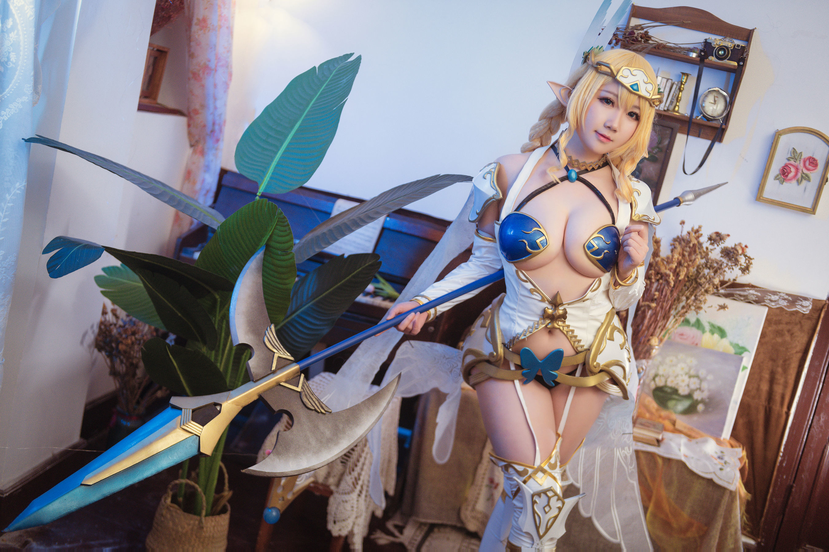 [福利COS] 微肉感萌妹是本末末 - 精灵村第14张