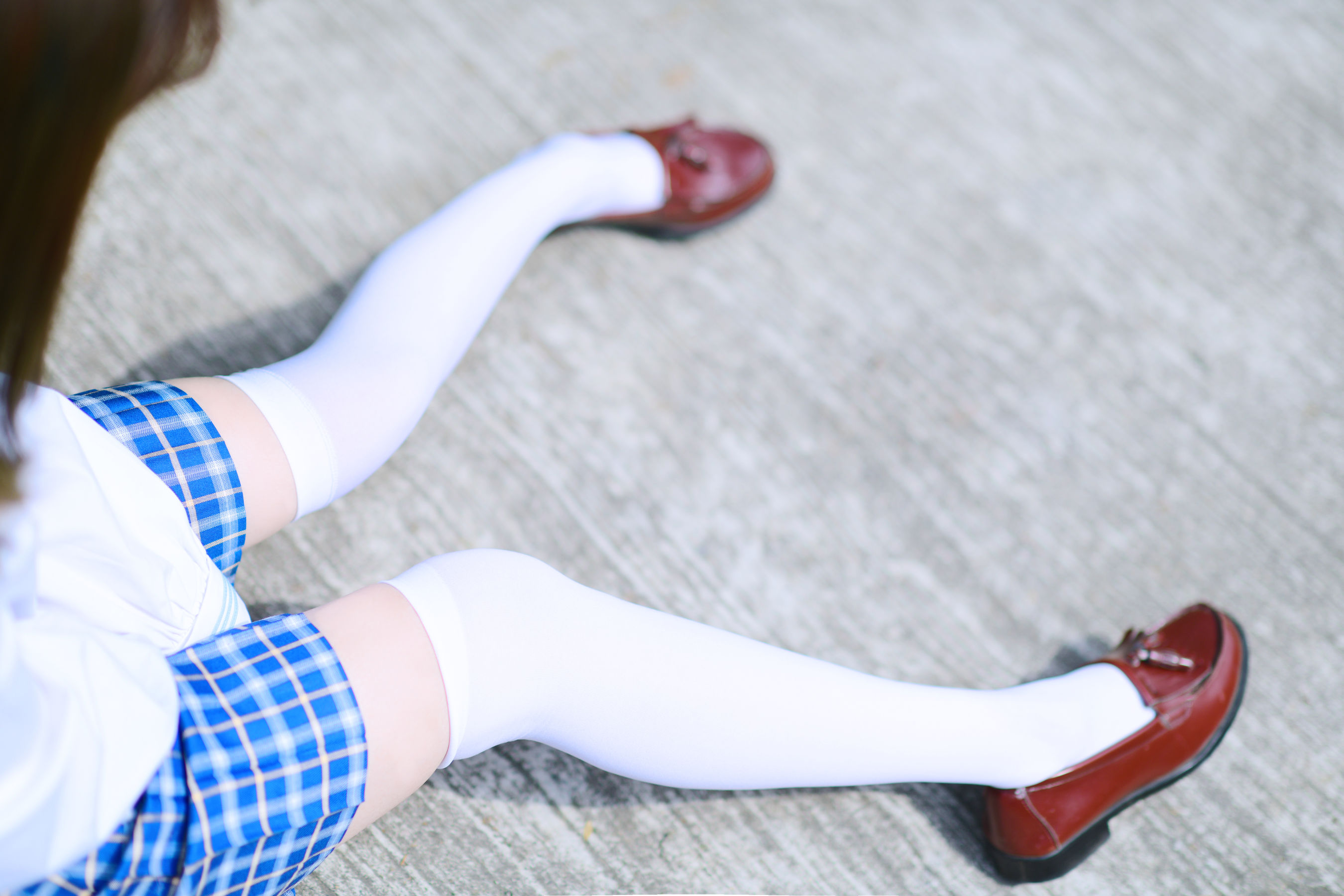 [福利COS] 可爱妹子Fushii_海堂 - 樱花树下第15张