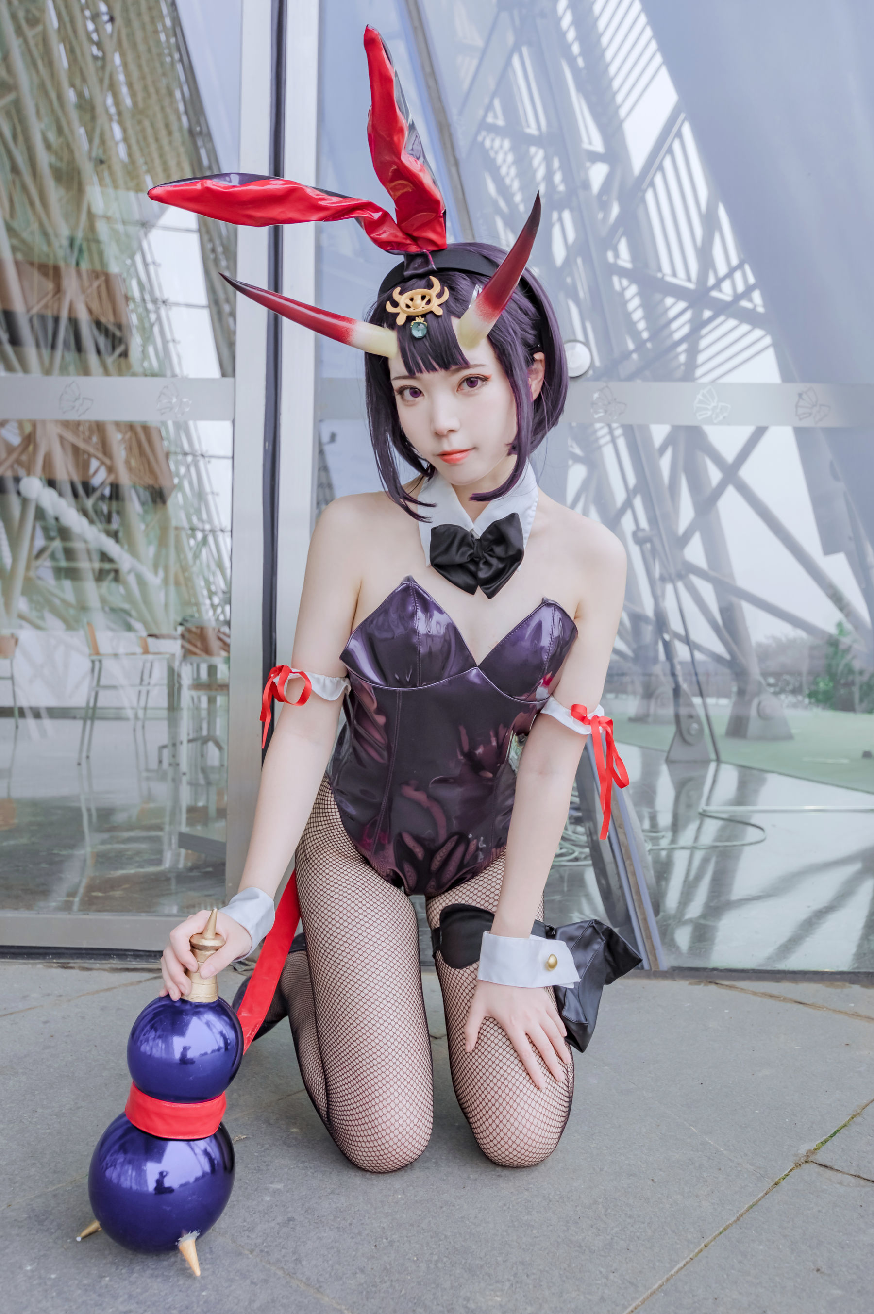 [福利COS] 可爱妹子Fushii_海堂 - 酒吞兔女郎第3张