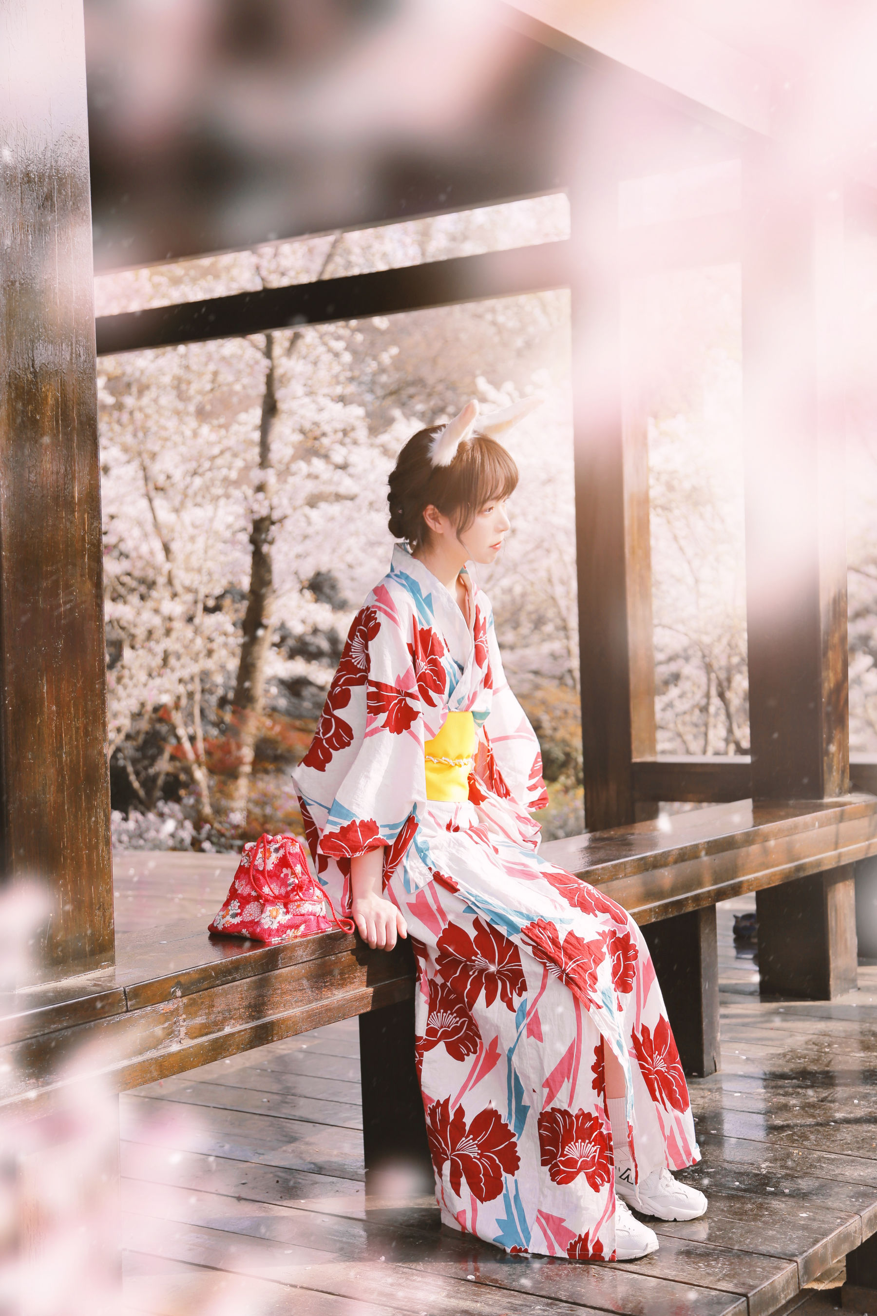 [福利COS] 可爱妹子Fushii_海堂 - 樱花兔兔第13张