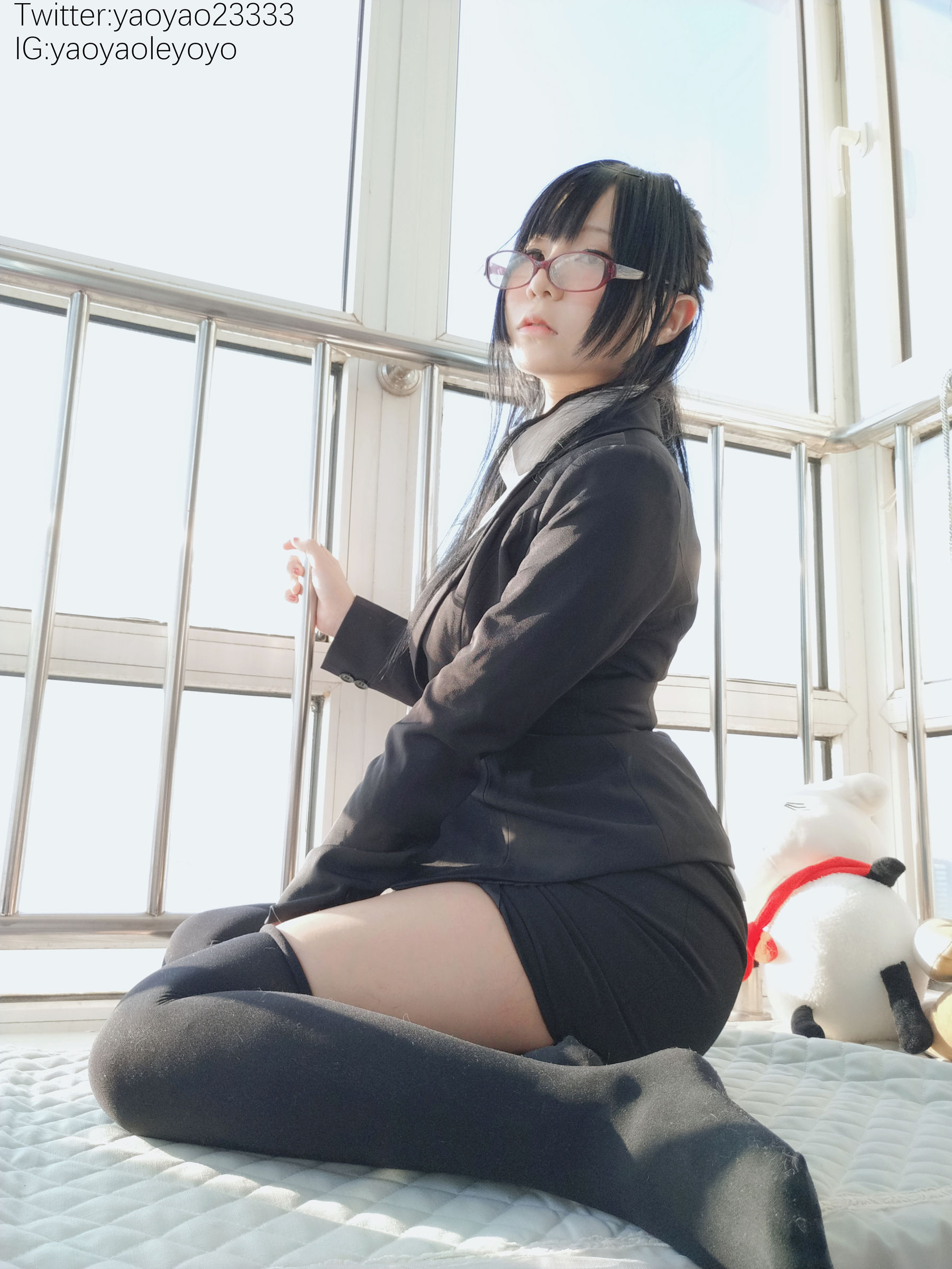 [福利COS] 萌妹子Coser摇摇乐yoyo - 补习老师第18张