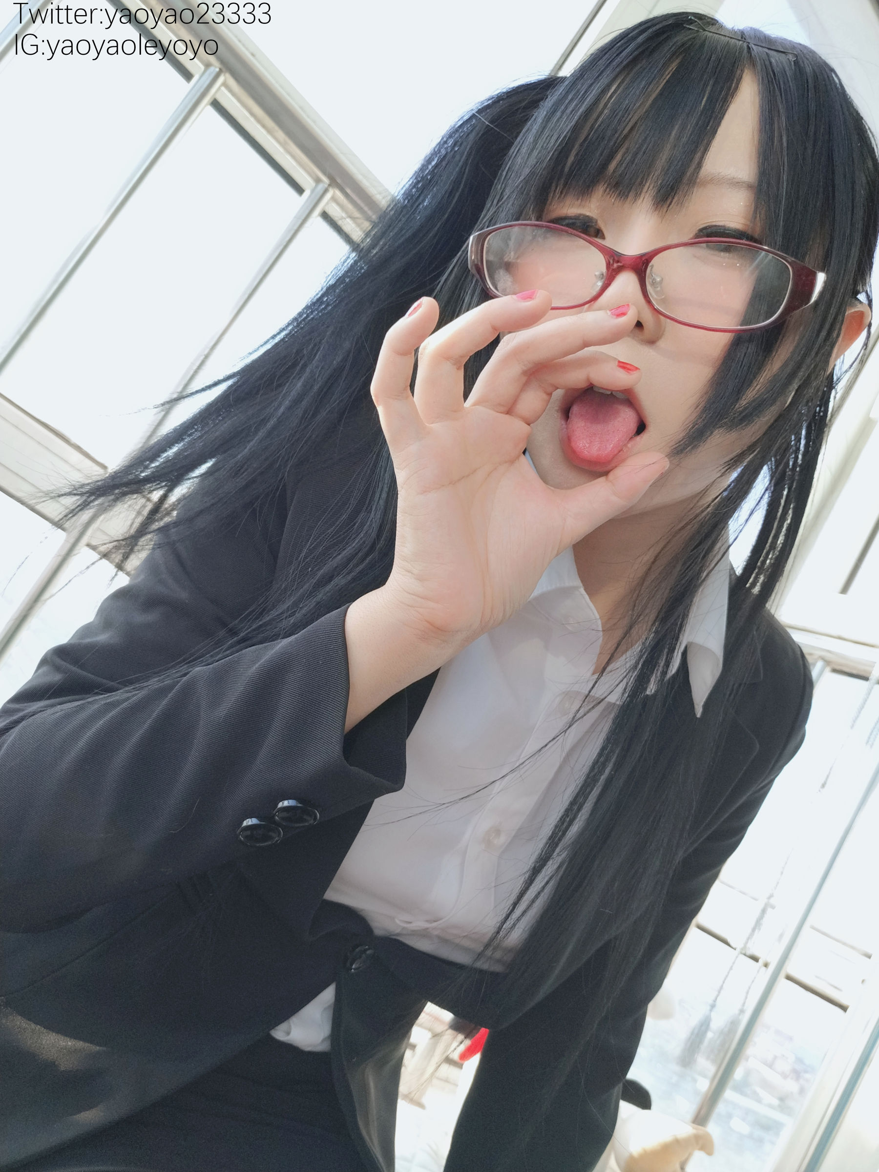 [福利COS] 萌妹子Coser摇摇乐yoyo - 补习老师第13张