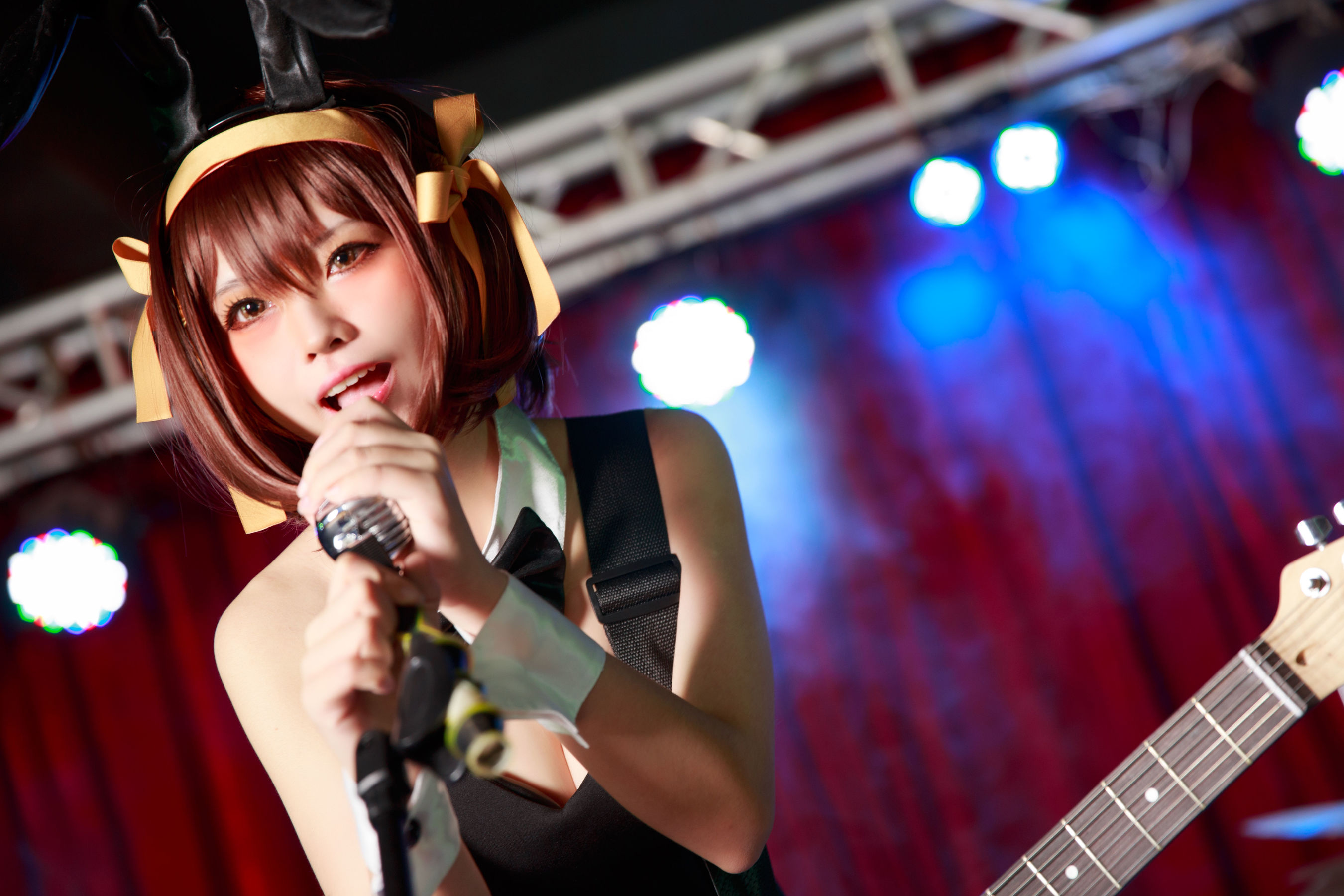 [福利COS] 动漫博主G44不会受伤 - 凉宫 兔女郎第4张