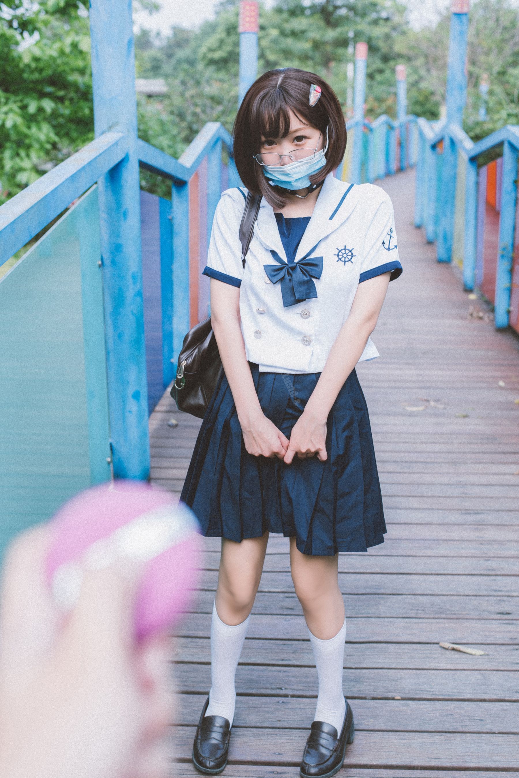 [福利COS] 动漫博主柒柒要乖哦 - 乐园JK第9张