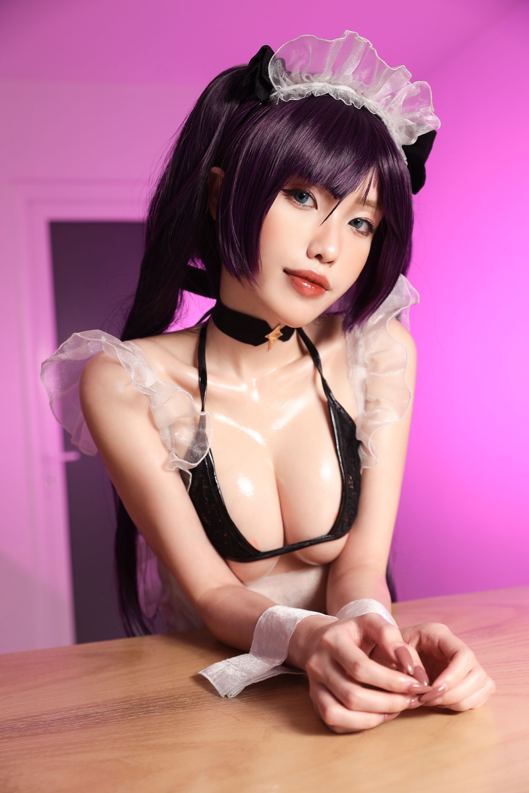 [福利COS] eliza喵喵 - Mona Maid第5张