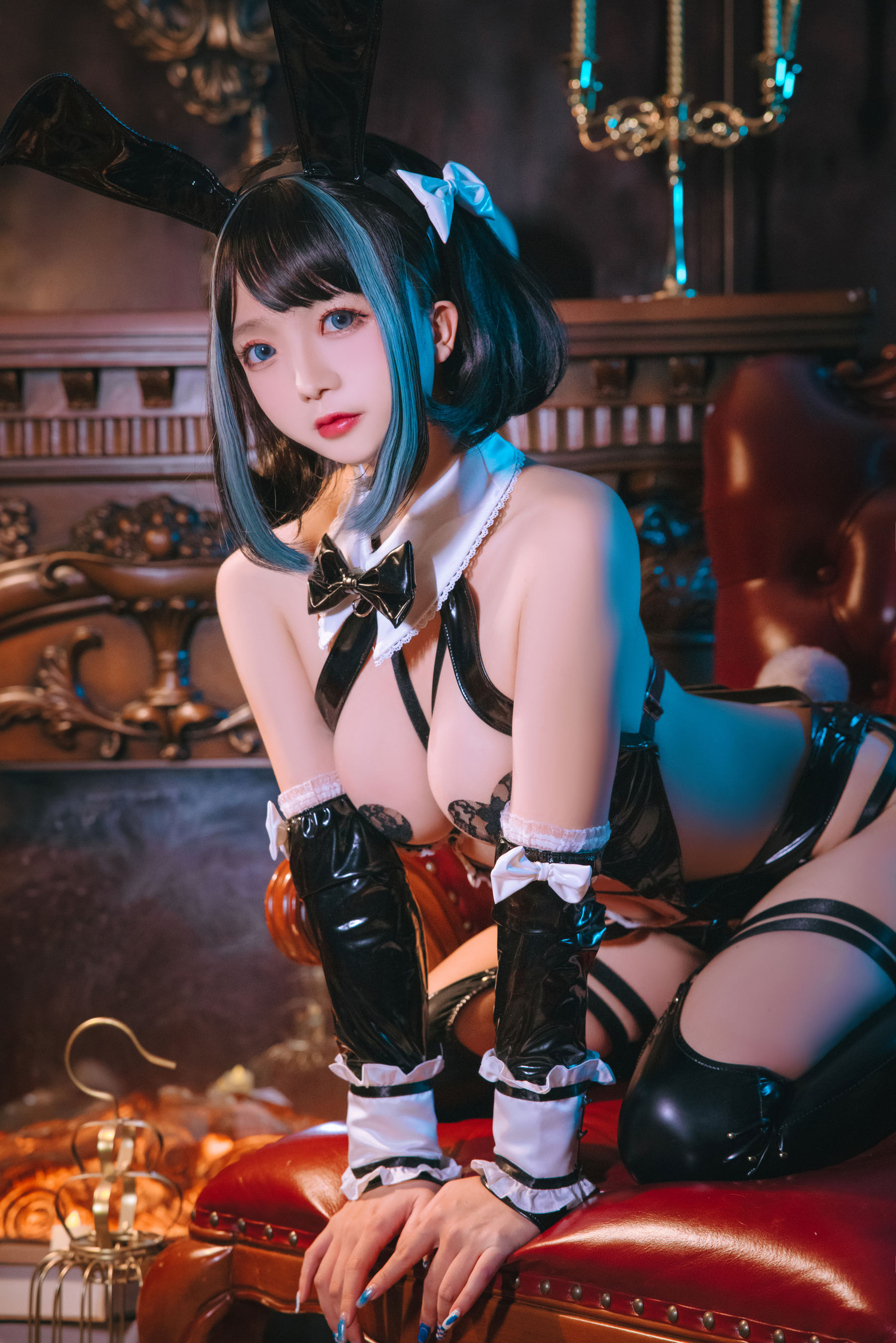 [福利COS] Cosplay日奈娇 - 万圣恶魔皮衣第14张