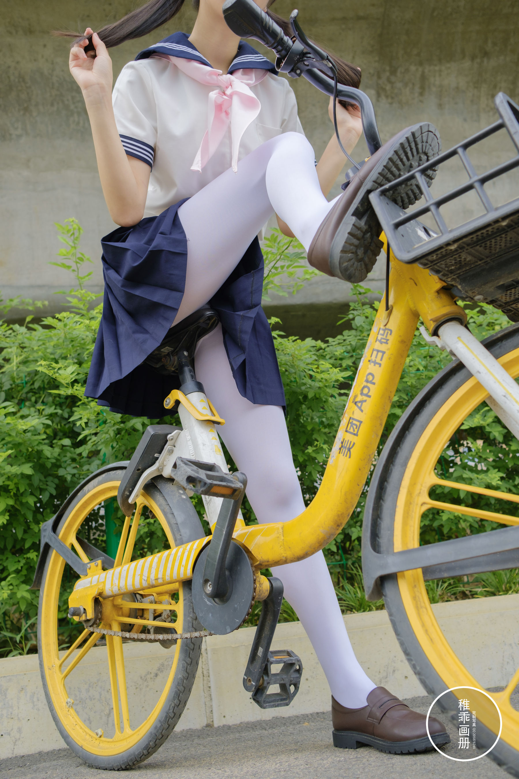 [福利COS] 柴系小乖(稚乖画册) - 夜夜 单车郊游第24张