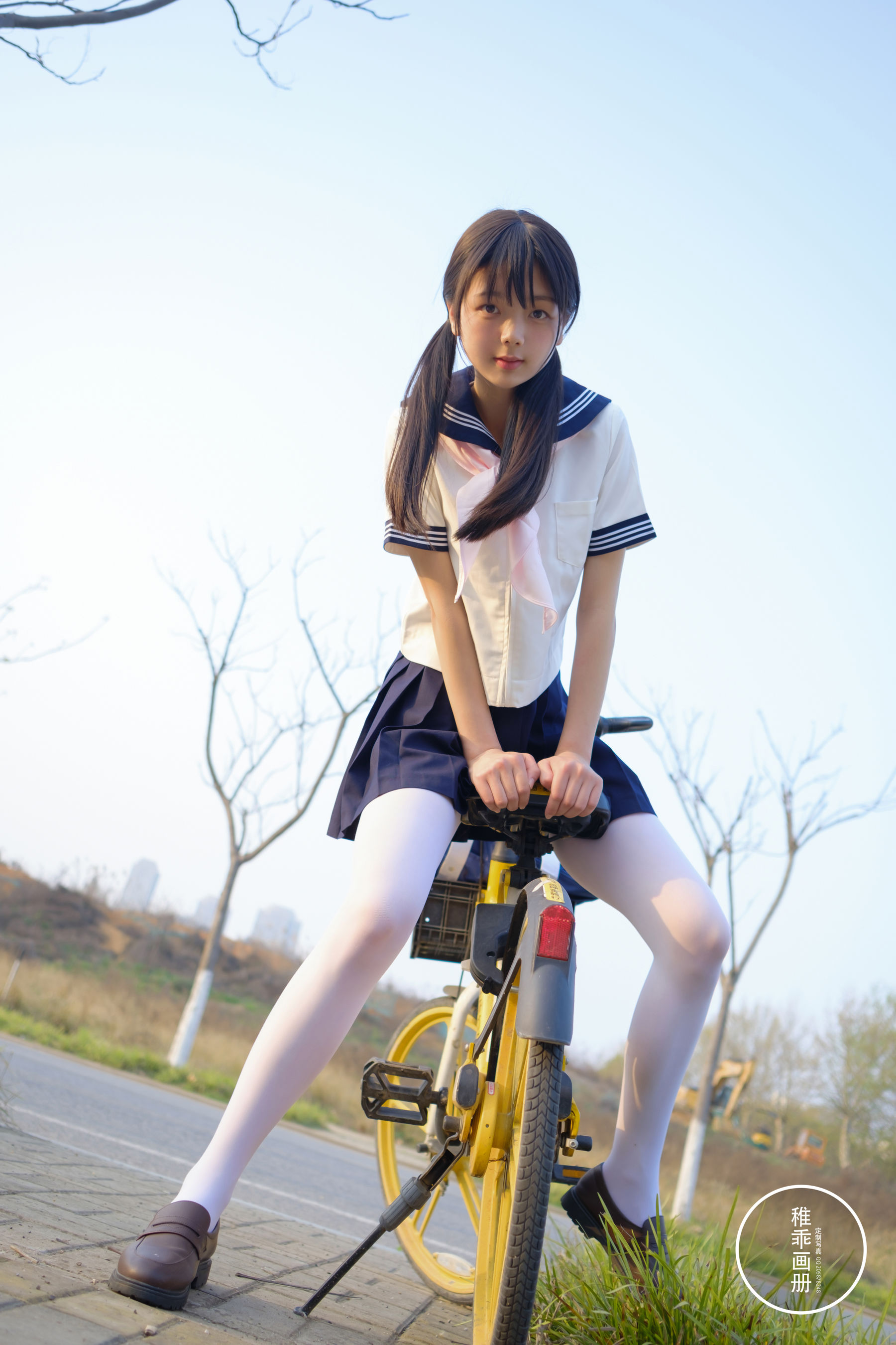 [福利COS] 柴系小乖(稚乖画册) - 夜夜 单车郊游第22张
