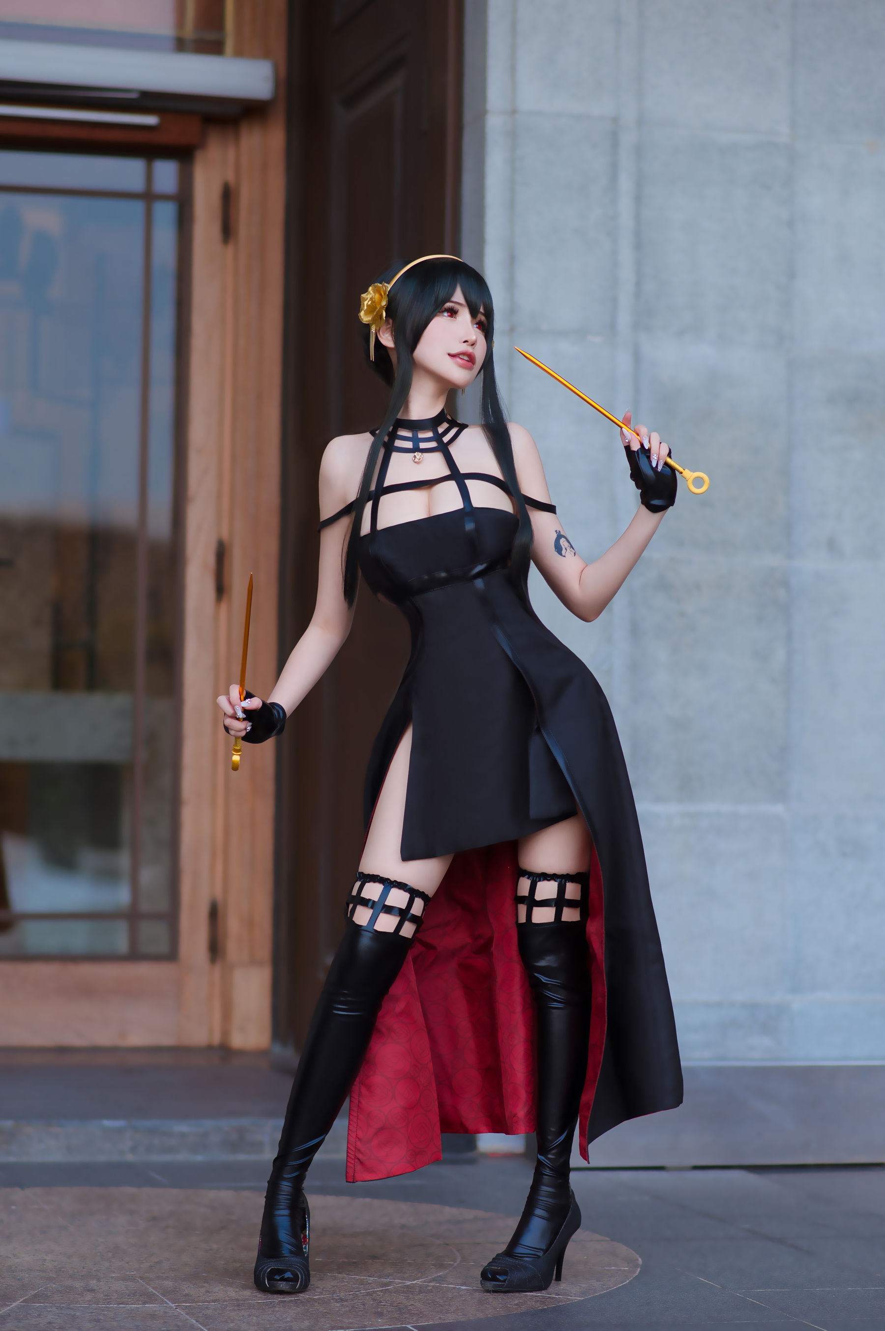 [福利COS] 花リリ(Plant Lily) - Yor Forger第3张