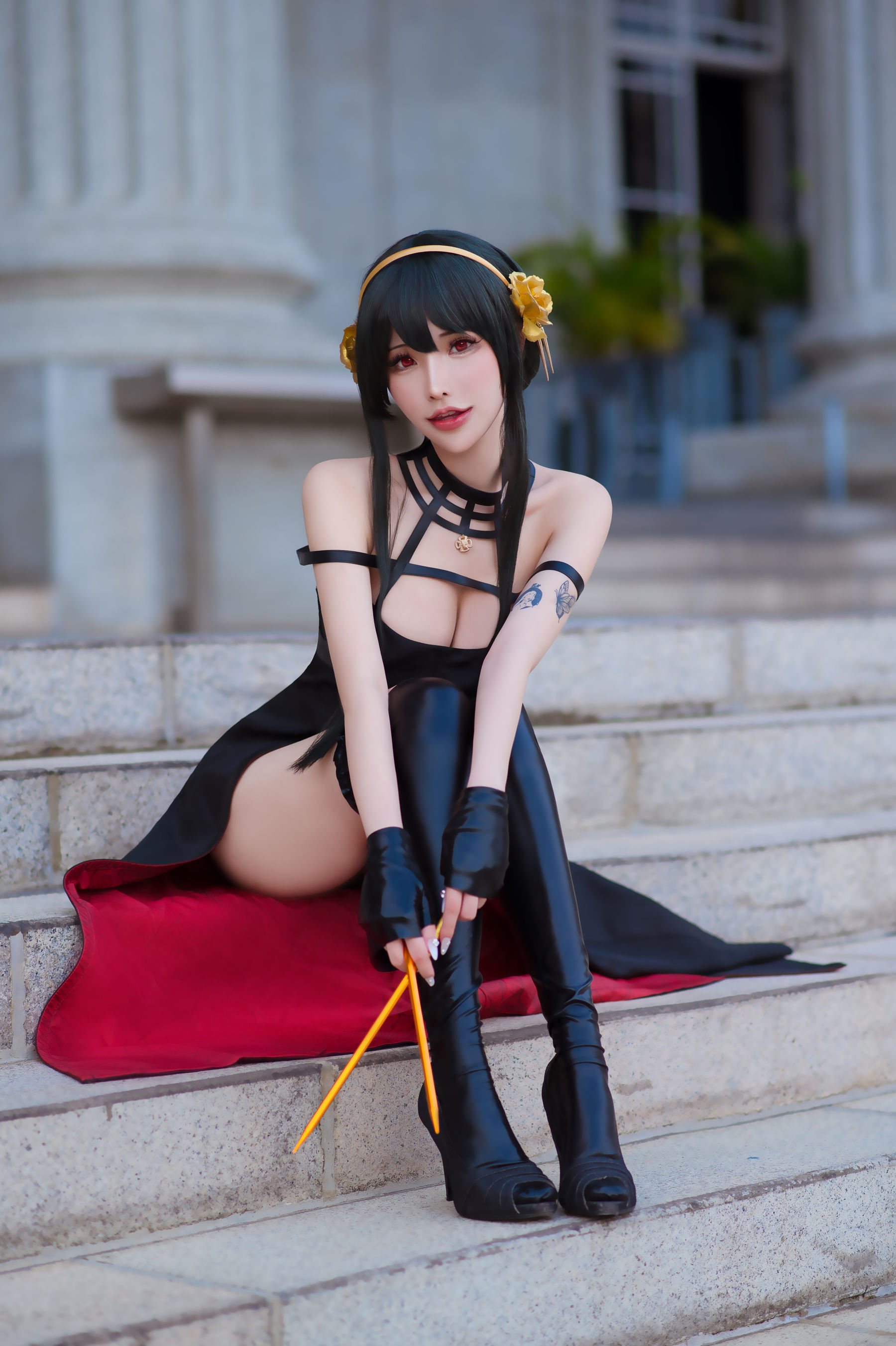 [福利COS] 花リリ(Plant Lily) - Yor Forger第3张