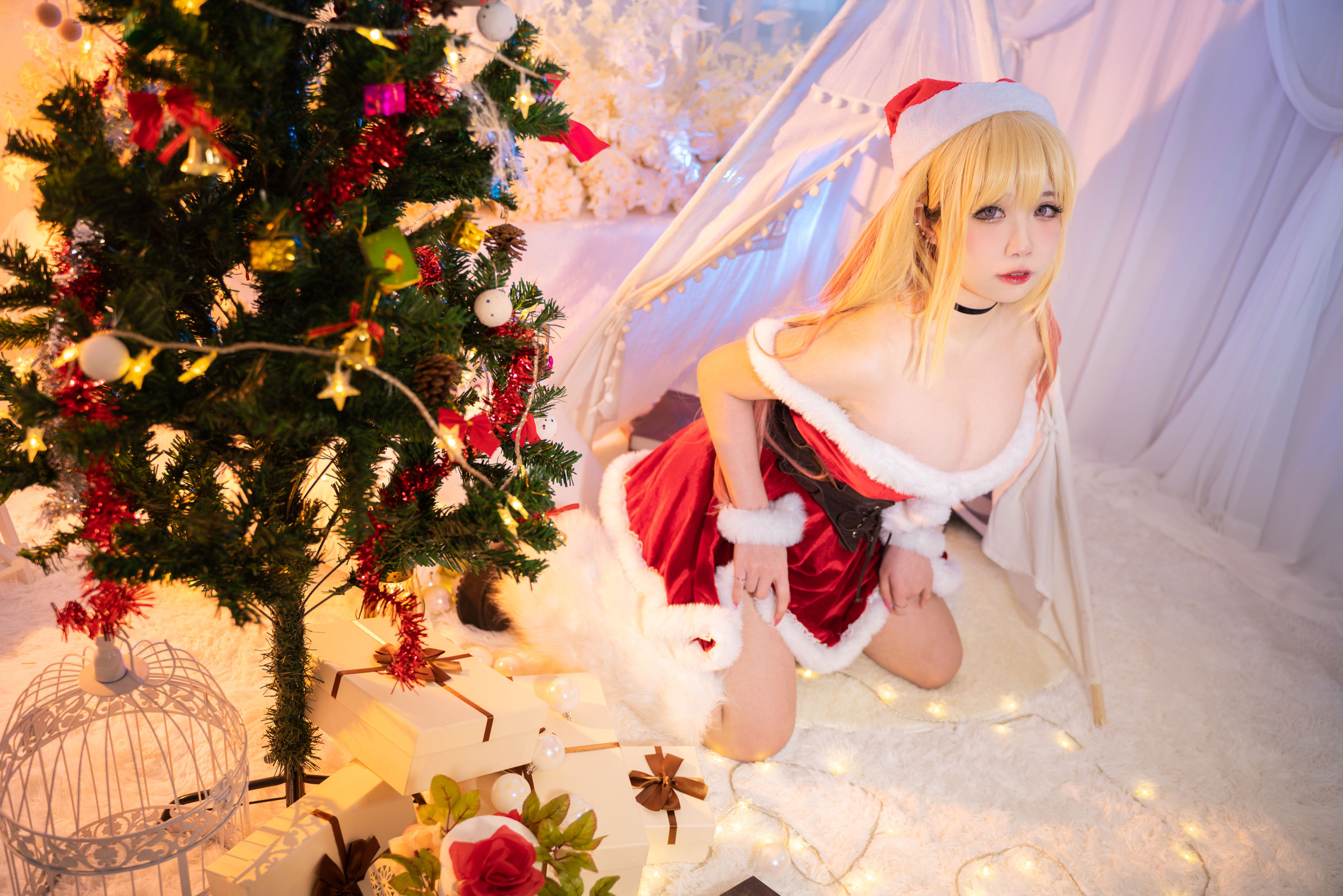 [福利COS] 贞子蜜桃 - 喜多川夢海 圣诞第3张