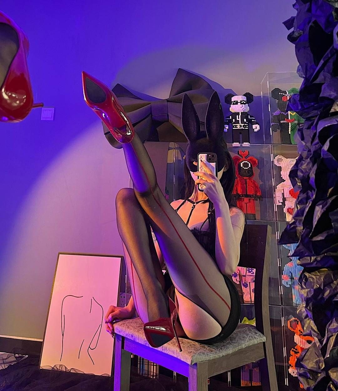 [福利COS] 脸红Derie 微密圈视图合集第1张