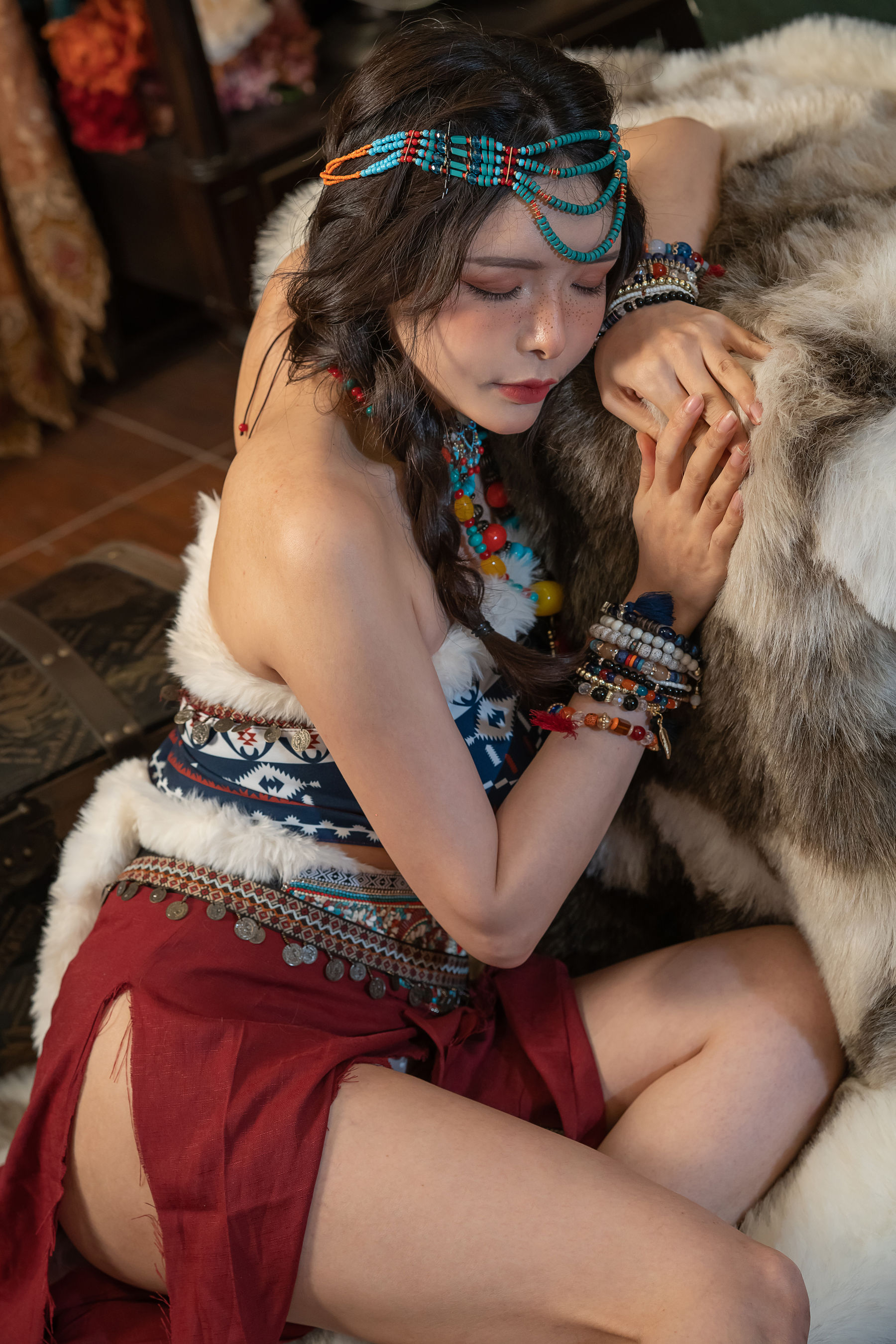 [福利COS] 秋和柯基(夏小秋秋秋) - 雀斑少女第11张