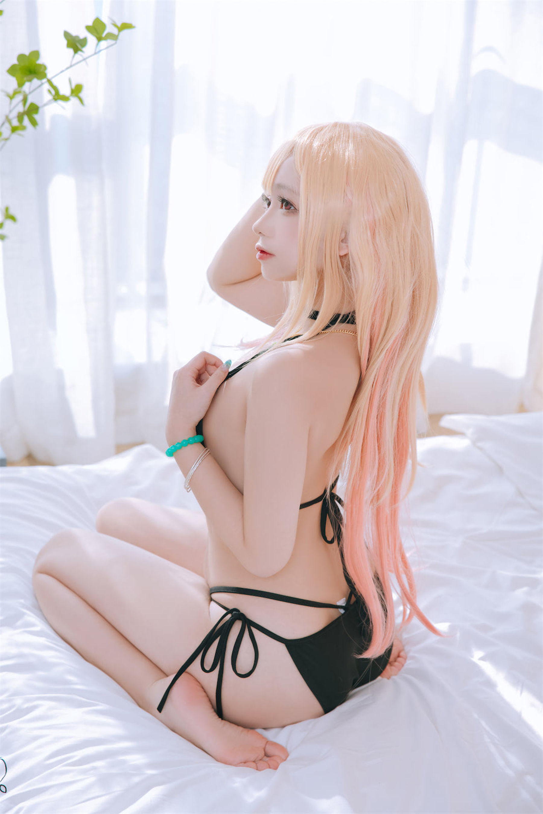 [福利COS] Cosplay日奈娇 - 更衣人偶喜多川海梦泳装第8张