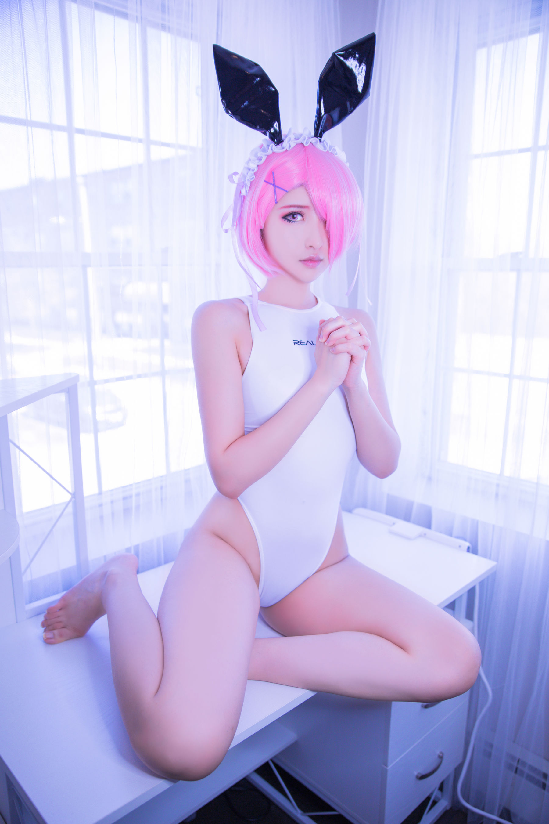 [福利COS] MisswarmJ - Ram Swimming Suit Outfit第5张