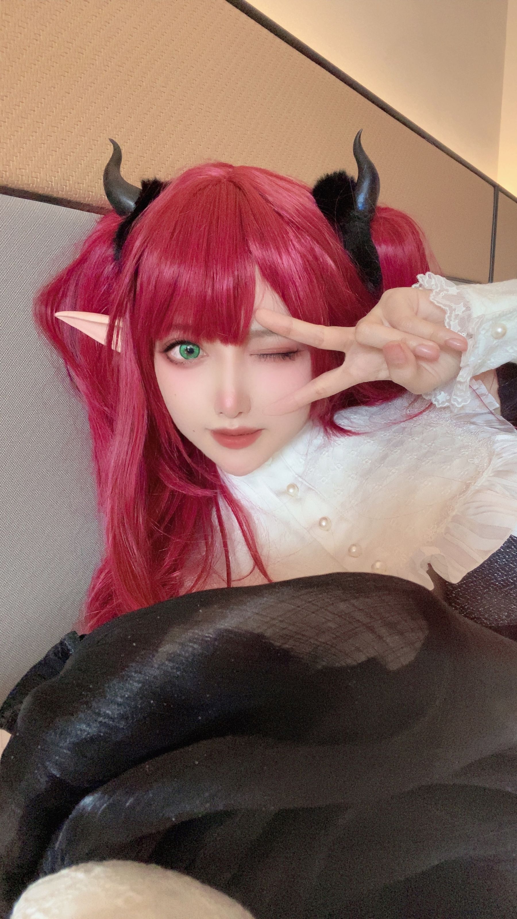 [福利COS] Shika小鹿鹿 - 喜多川海梦 小雫内衣第2张