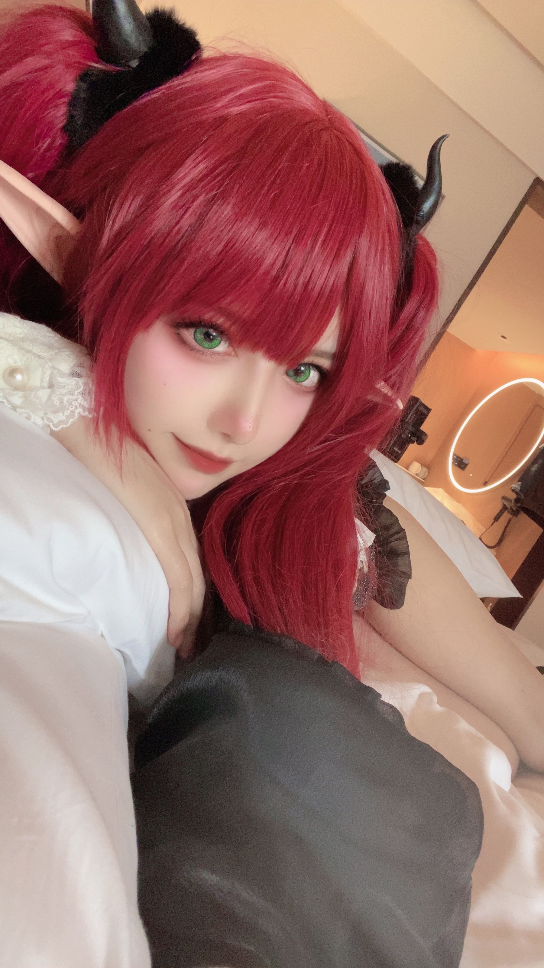 [福利COS] Shika小鹿鹿 - 喜多川海梦 小雫内衣第3张