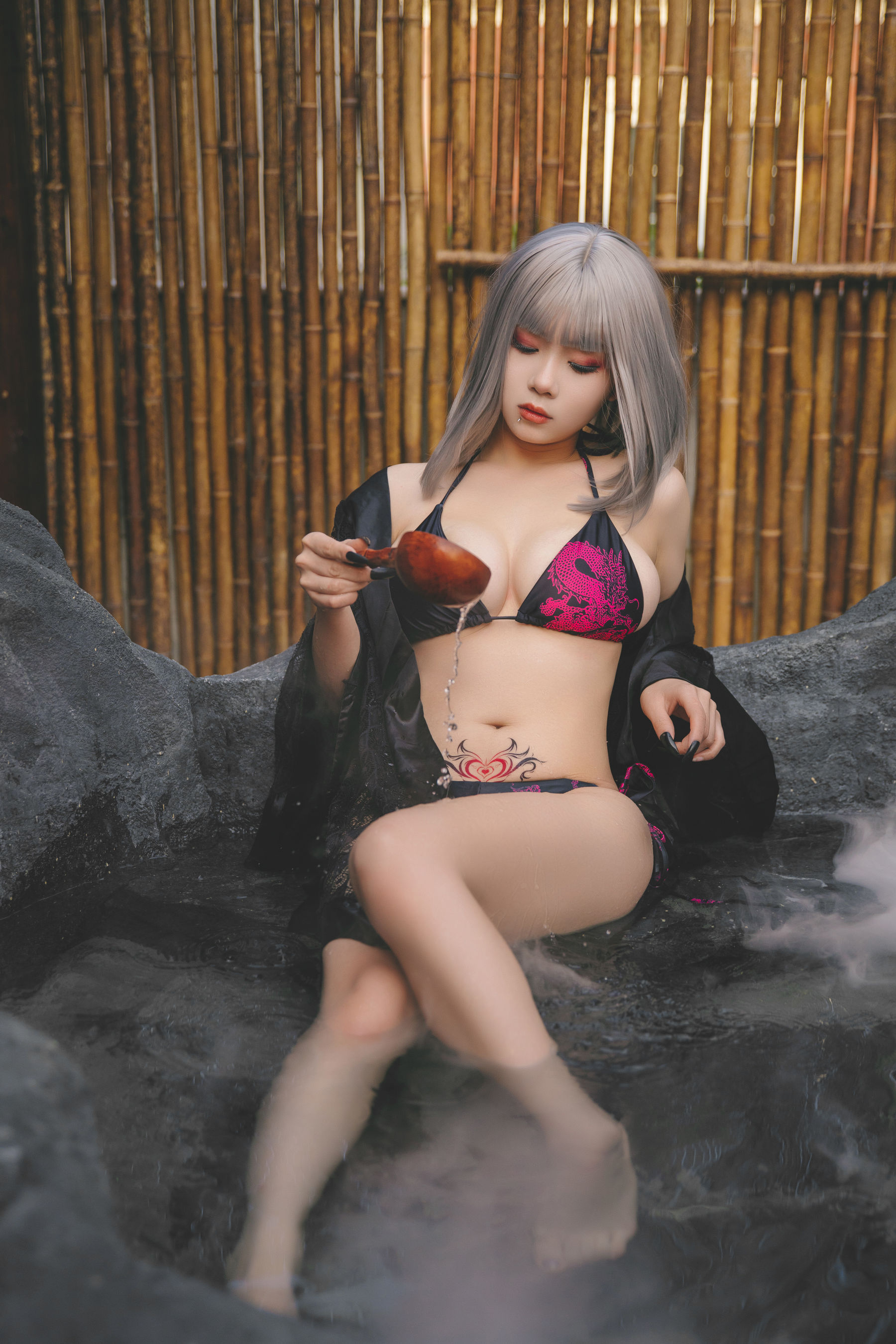 [福利COS] 末夜787 - 五月舰长 和服第21张