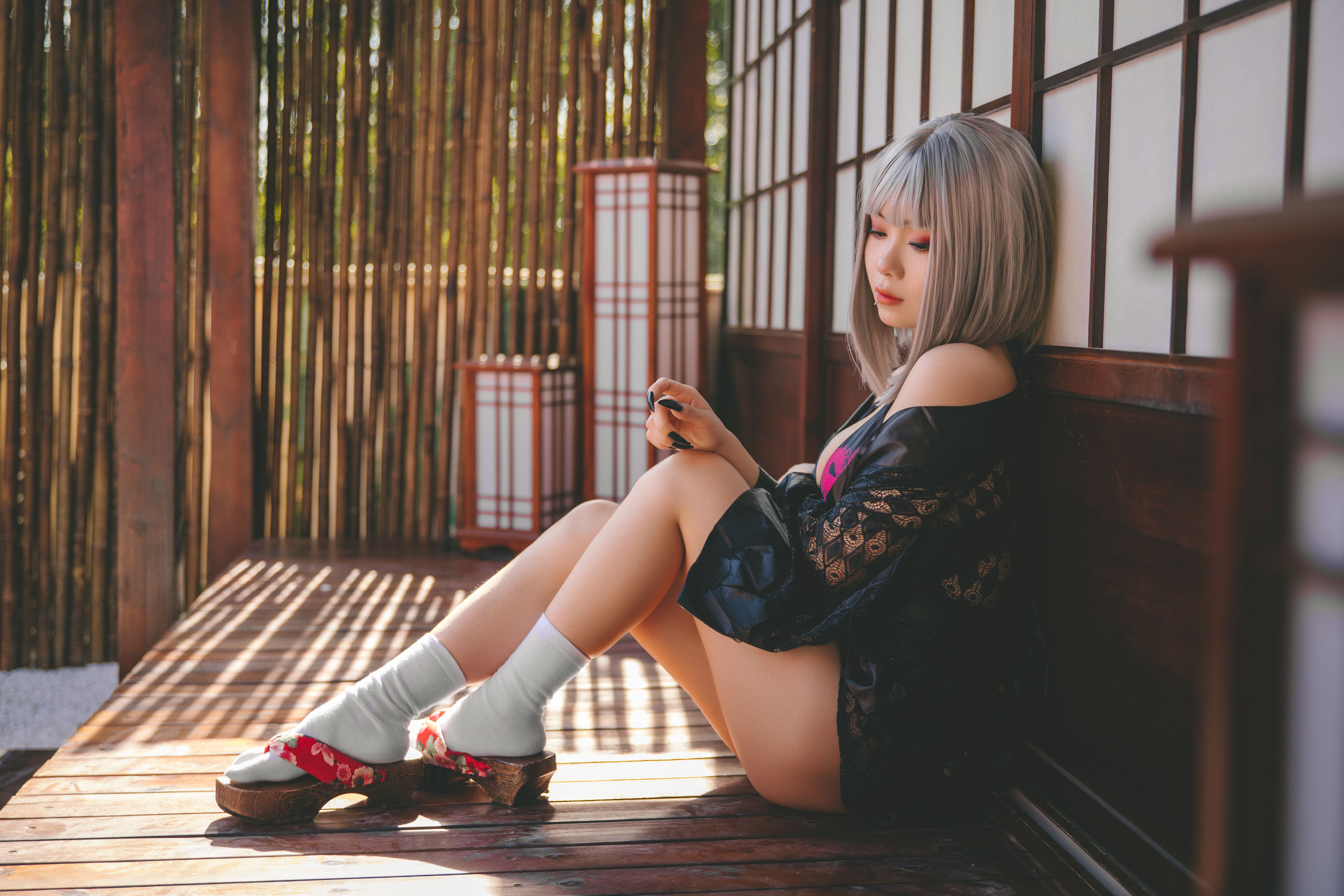 [福利COS] 末夜787 - 五月舰长 和服第15张