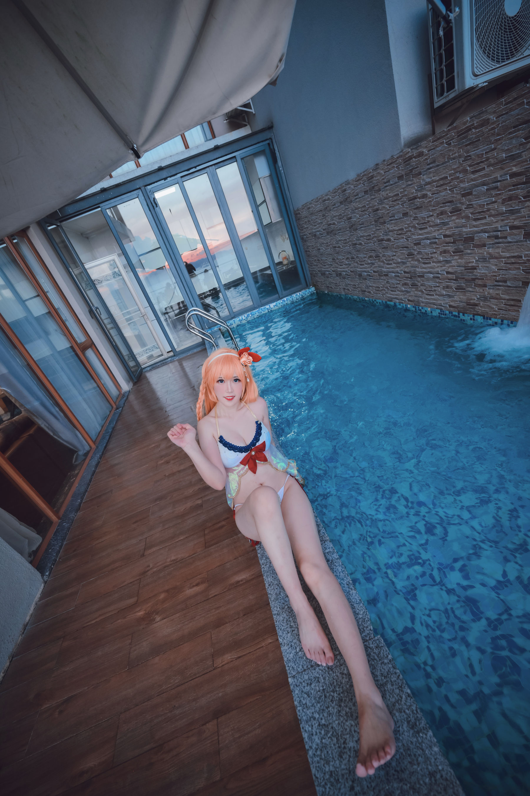 [福利COS] 流年不停_w - 佩可莉姆泳装第6张