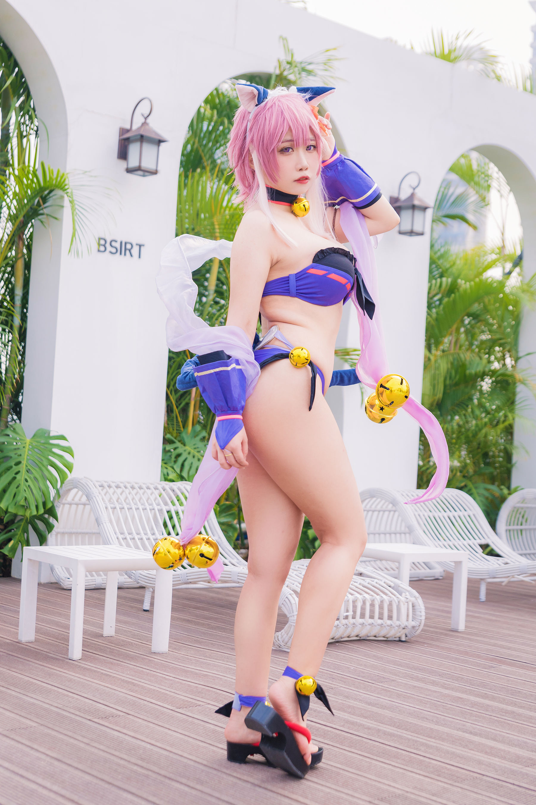 [福利COS] 贞子蜜桃 - 九月舰长 宮坂珠希泳装第4张