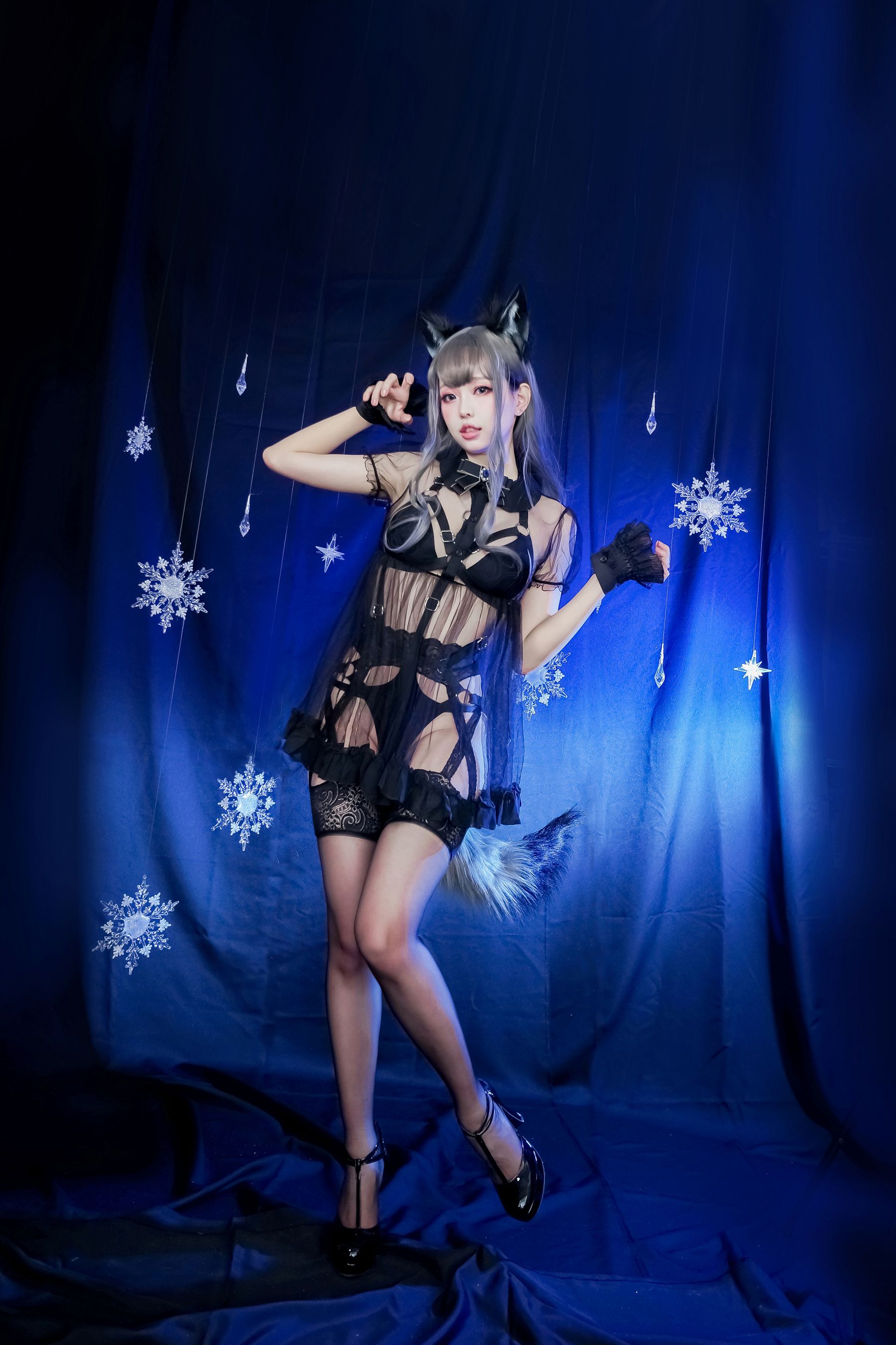 [福利COS] Ely_eee(ElyEE子) - オオカミ闇夜ーヨルちゃん第7张