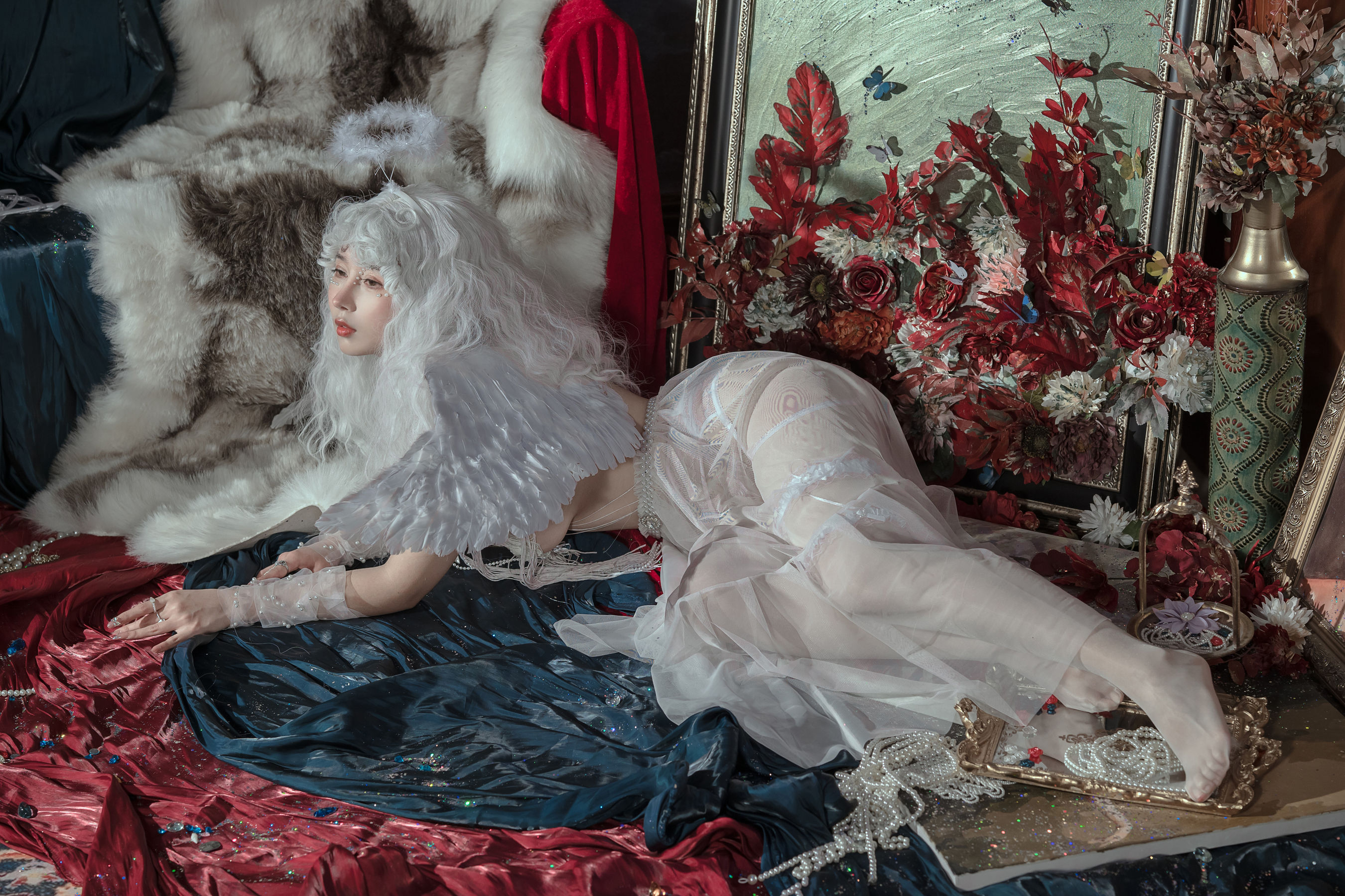 [福利COS] 云溪溪 - 奶桃桃 N44天使第1张