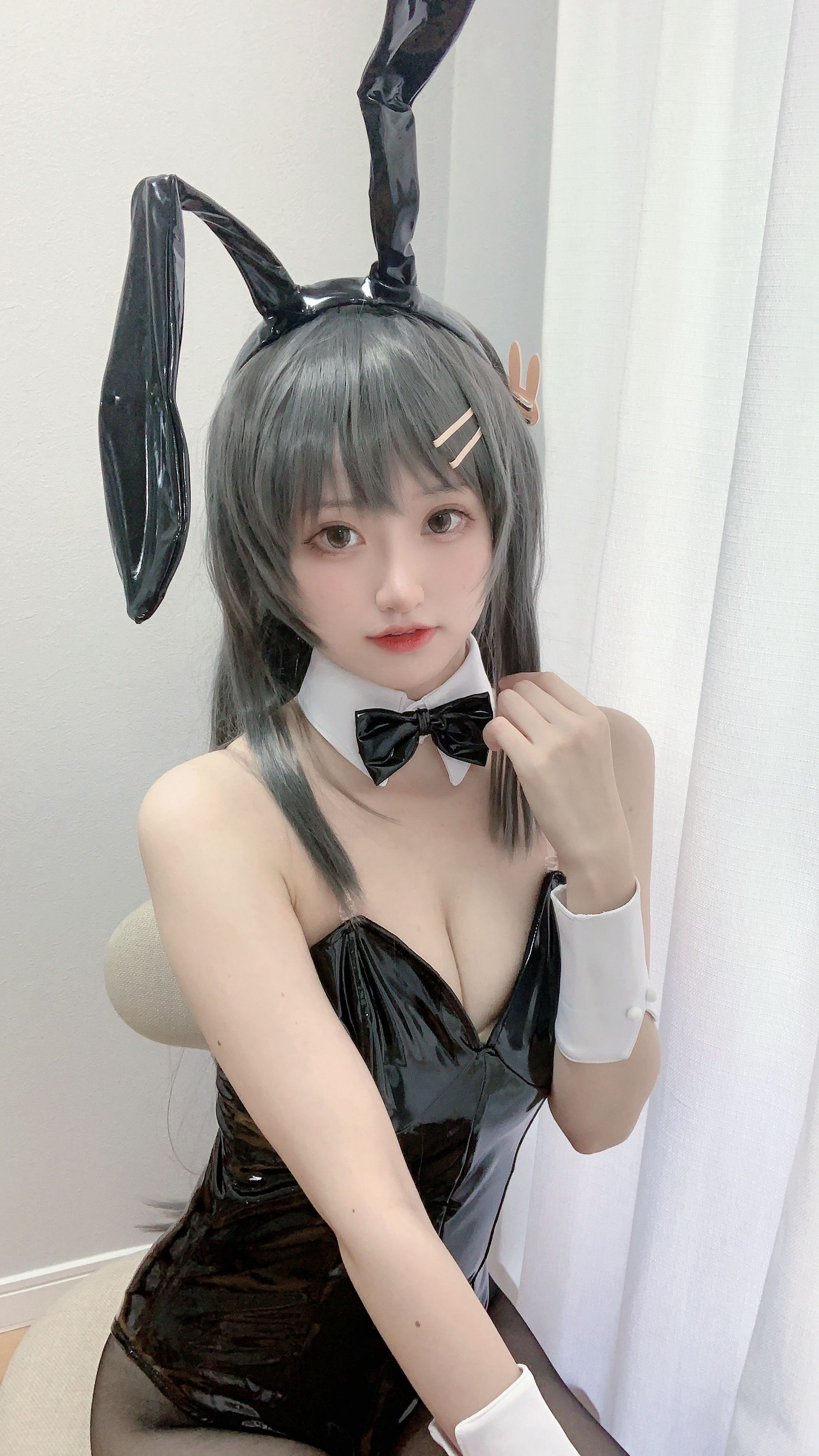 [福利COS] 千阳(ちよ) - 麻衣学姐兔子装第3张