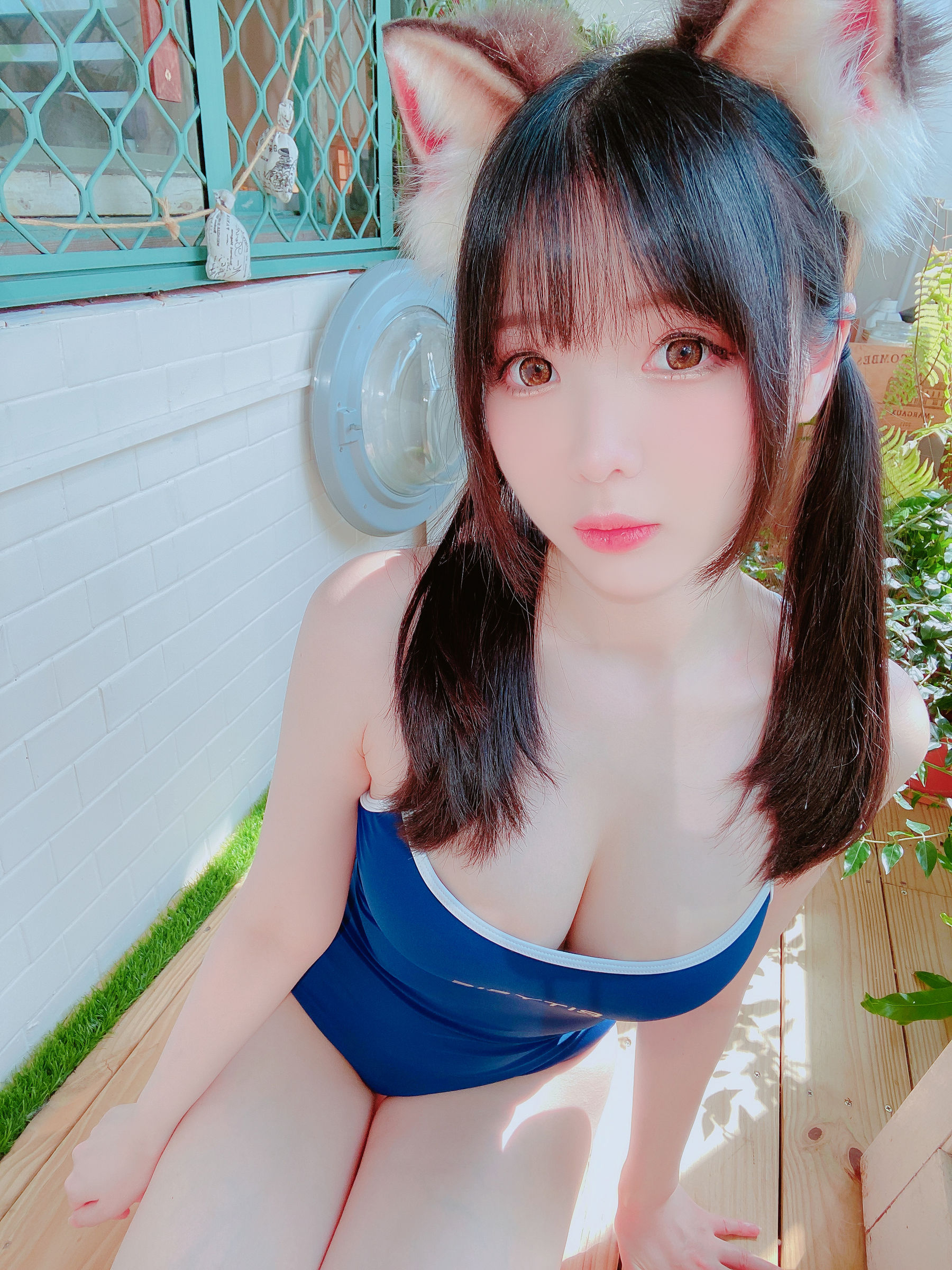 [福利COS] 微博妹纸霜月shimo[fantia] 2022-11-17 スク水第3张