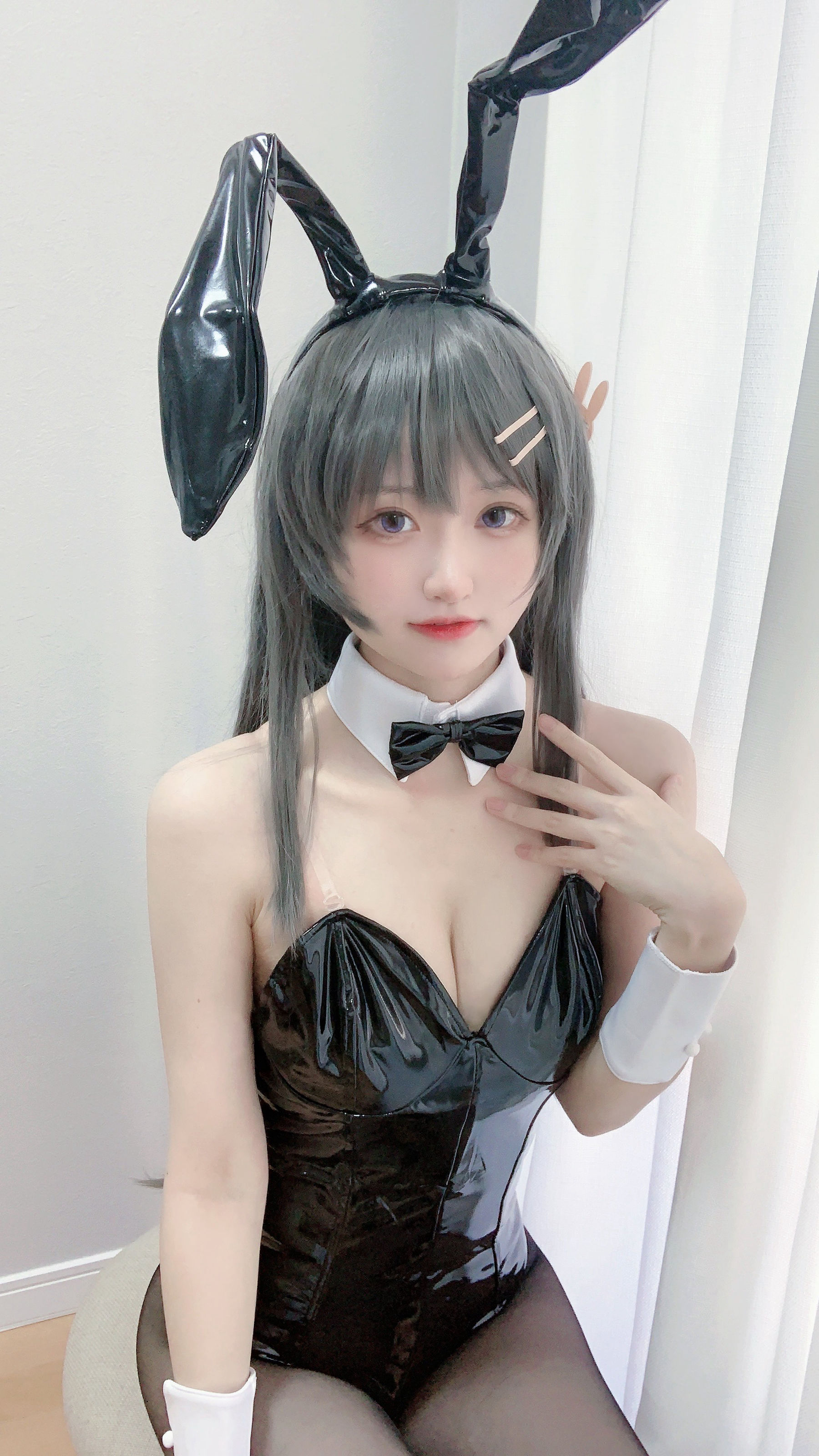 [福利COS] 千阳(ちよ) - 麻衣学姐兔子装第6张