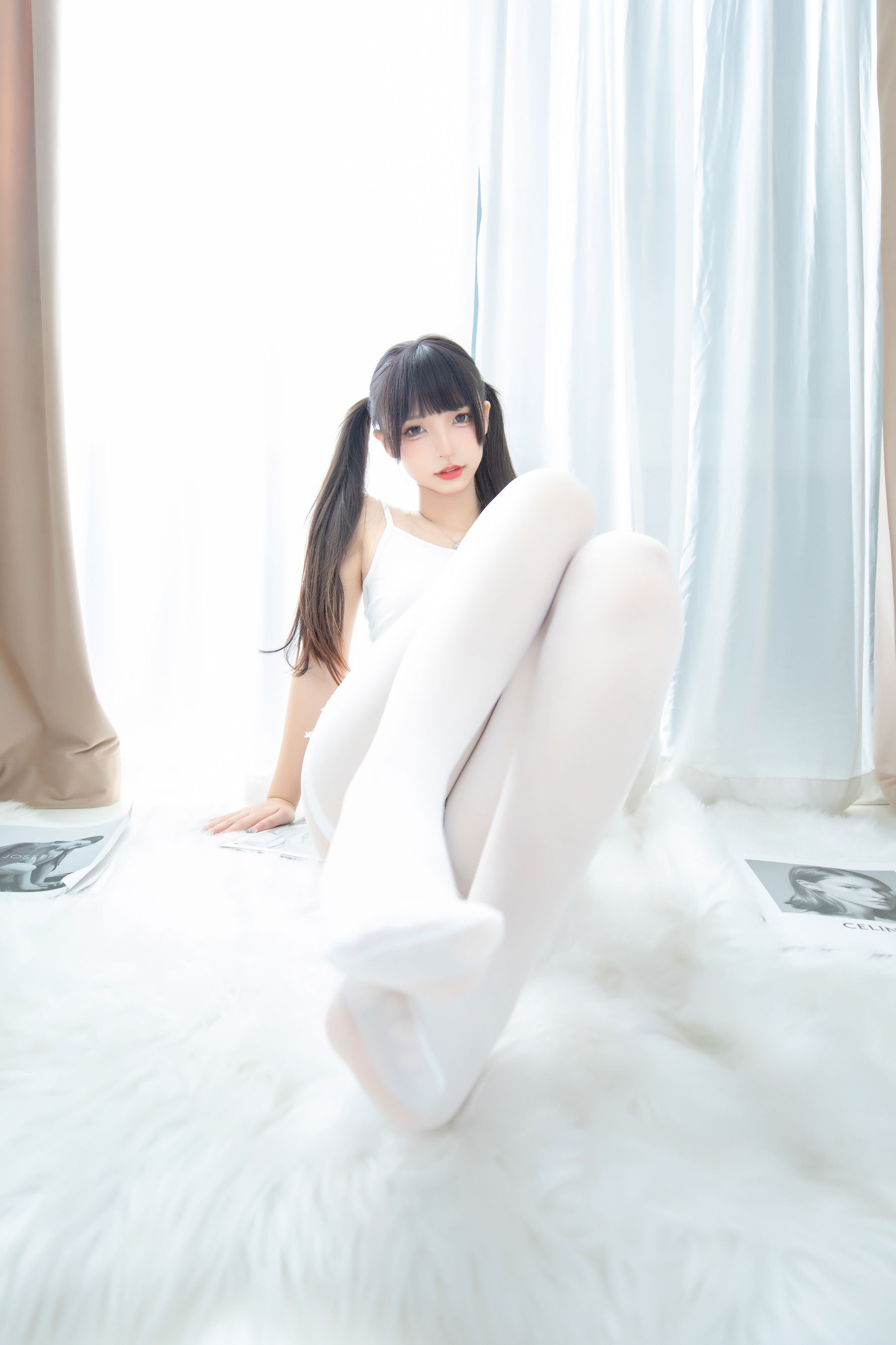 [福利COS] 萝莉神楽板真冬 之牛仔兔兔第12张