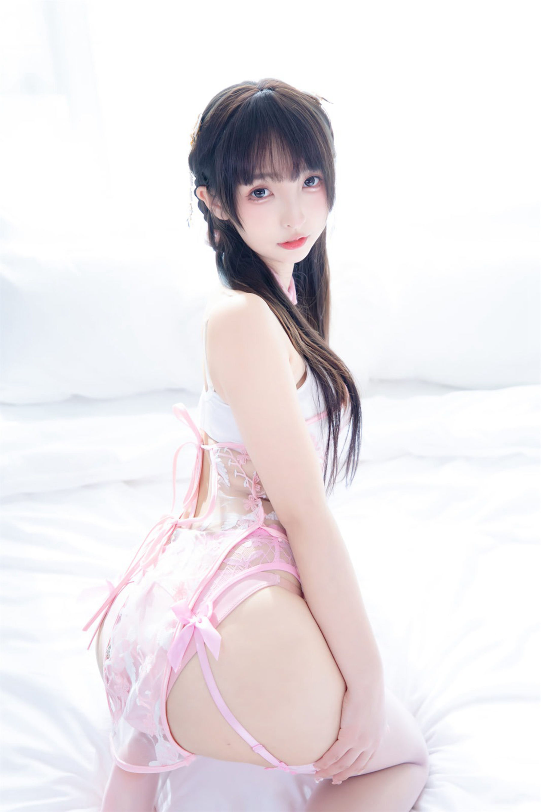 [福利COS] 萝莉神楽板真冬 之小鸟依人第14张