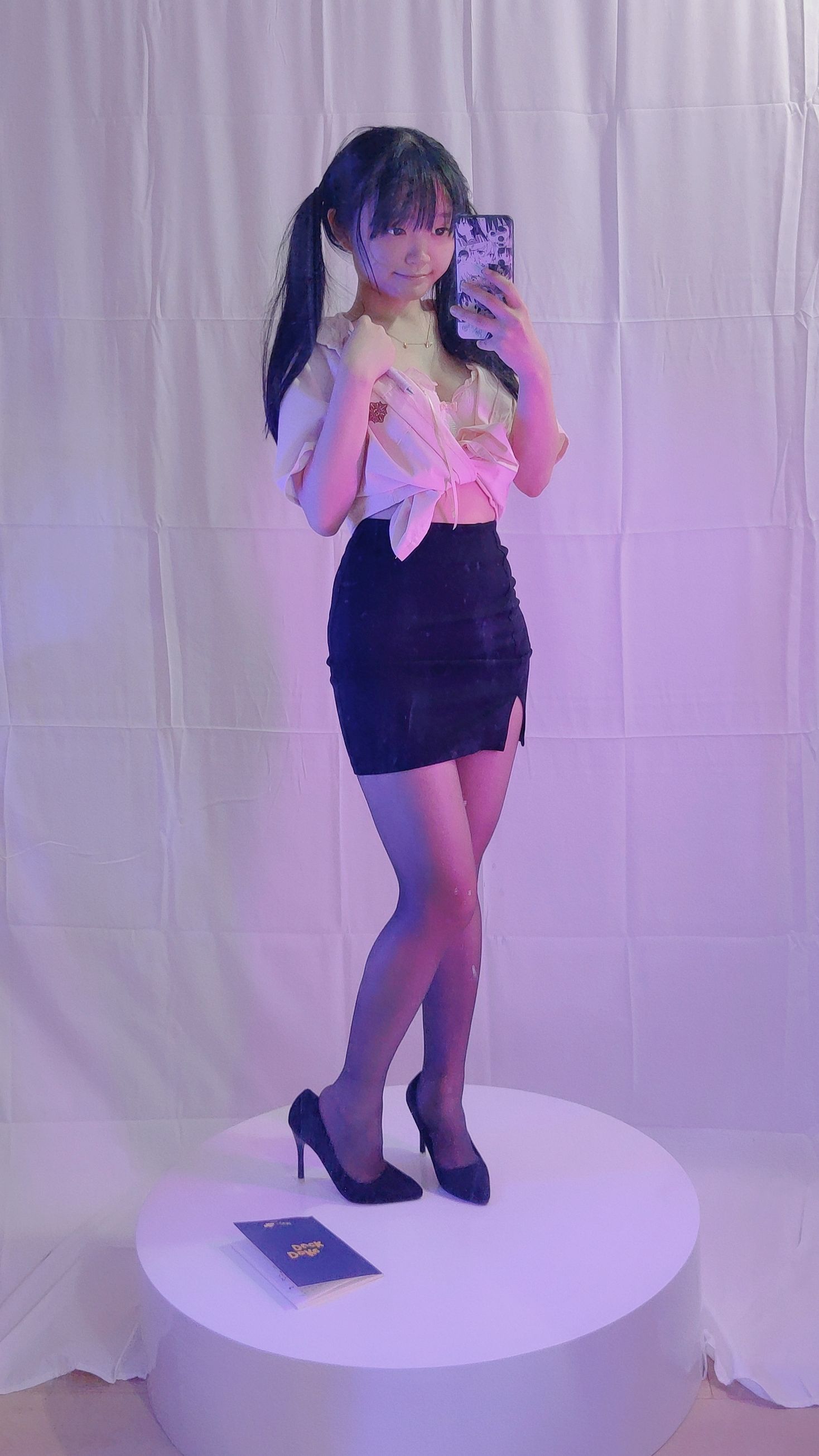 [福利COS] 神沢永莉 - 双马尾黑丝班主任第15张