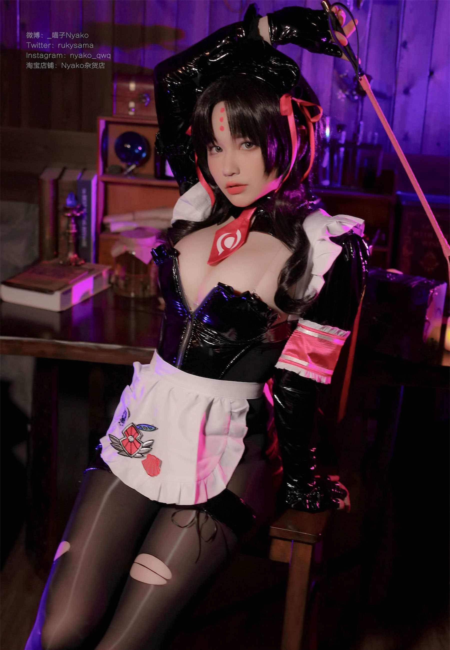 [福利COS] 萌妹子Nyako喵子 - 杀生院女仆第10张