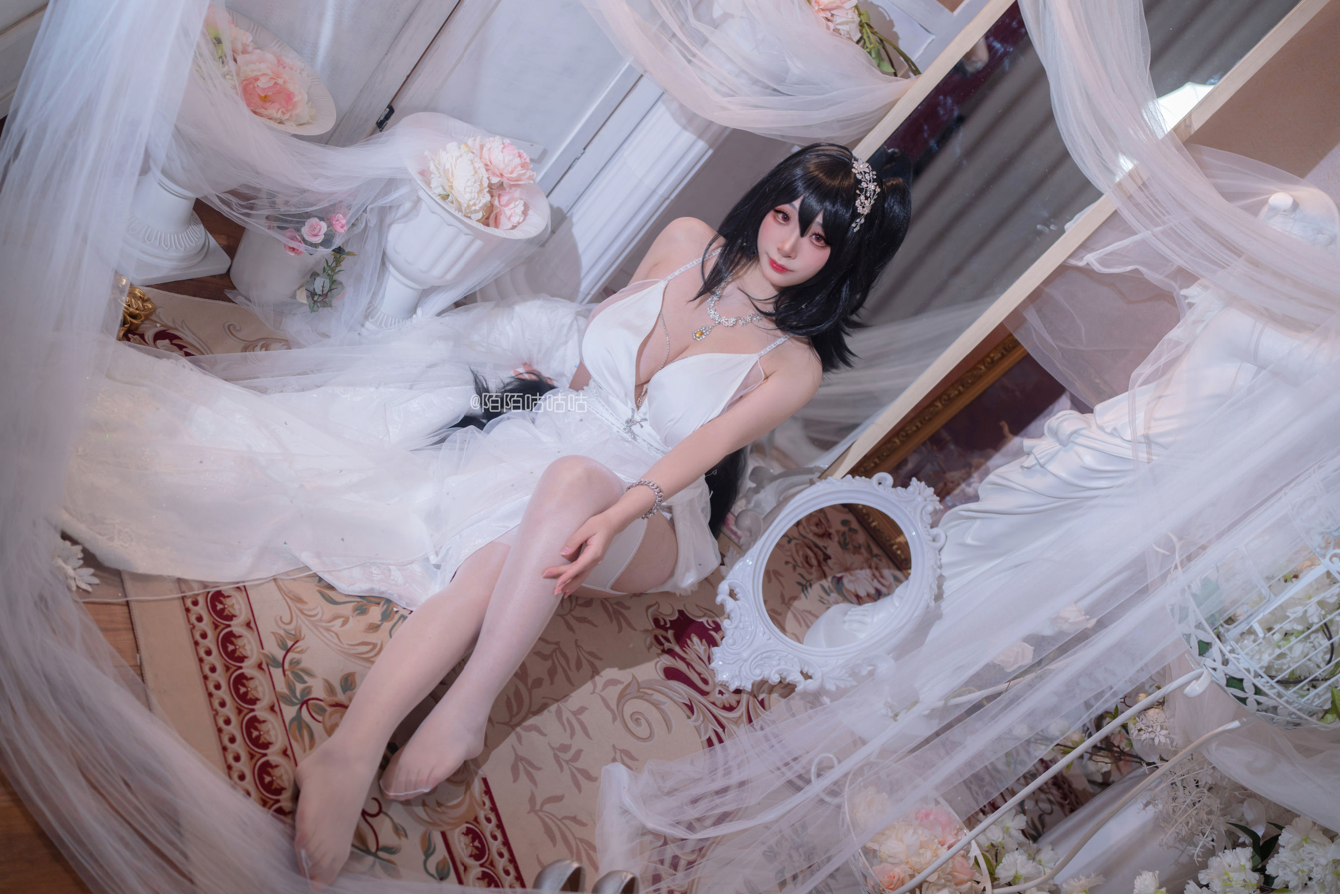 [福利COS] Cosplay美女韶陌陌 - 大凤 婚纱第6张