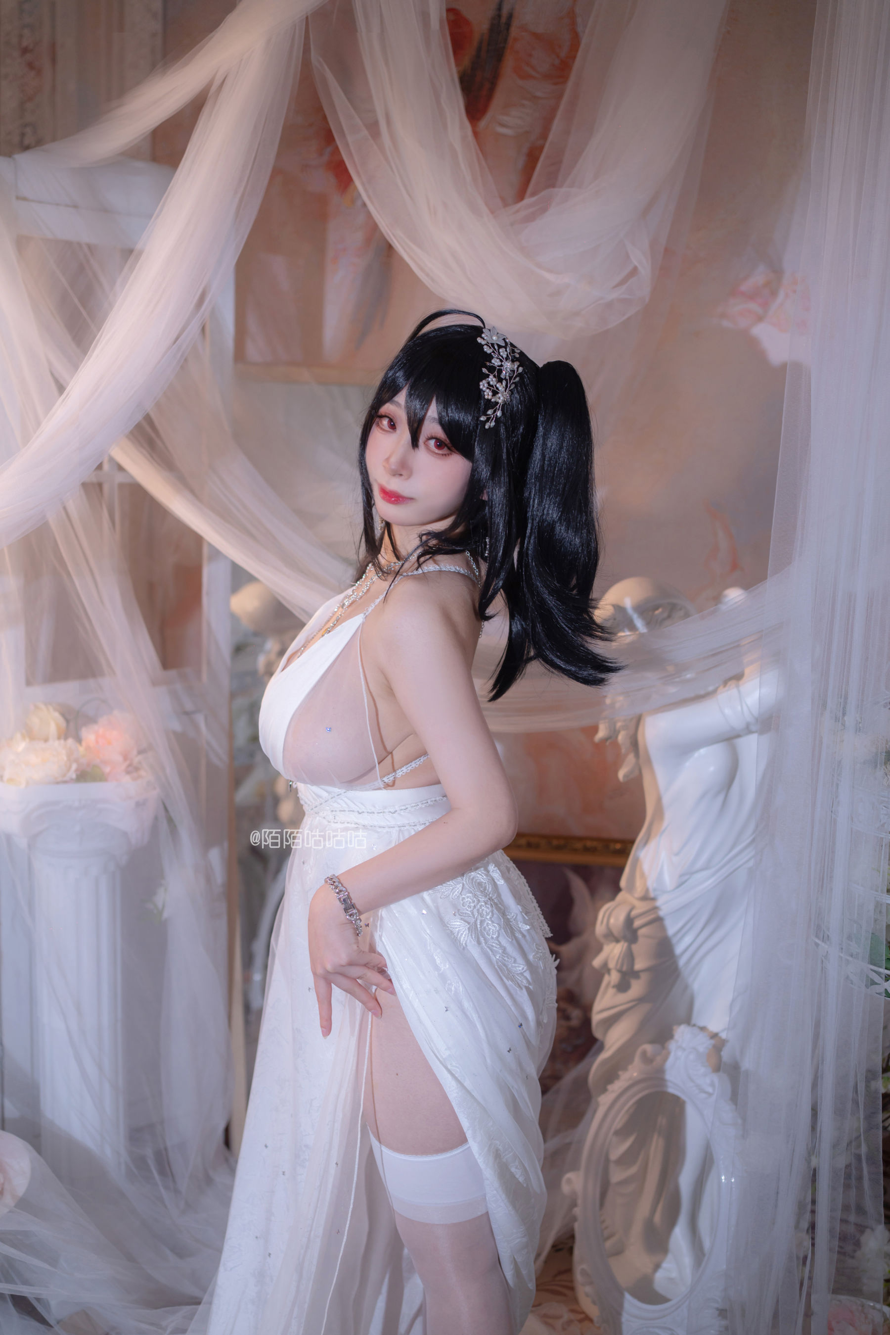 [福利COS] Cosplay美女韶陌陌 - 大凤 婚纱第7张