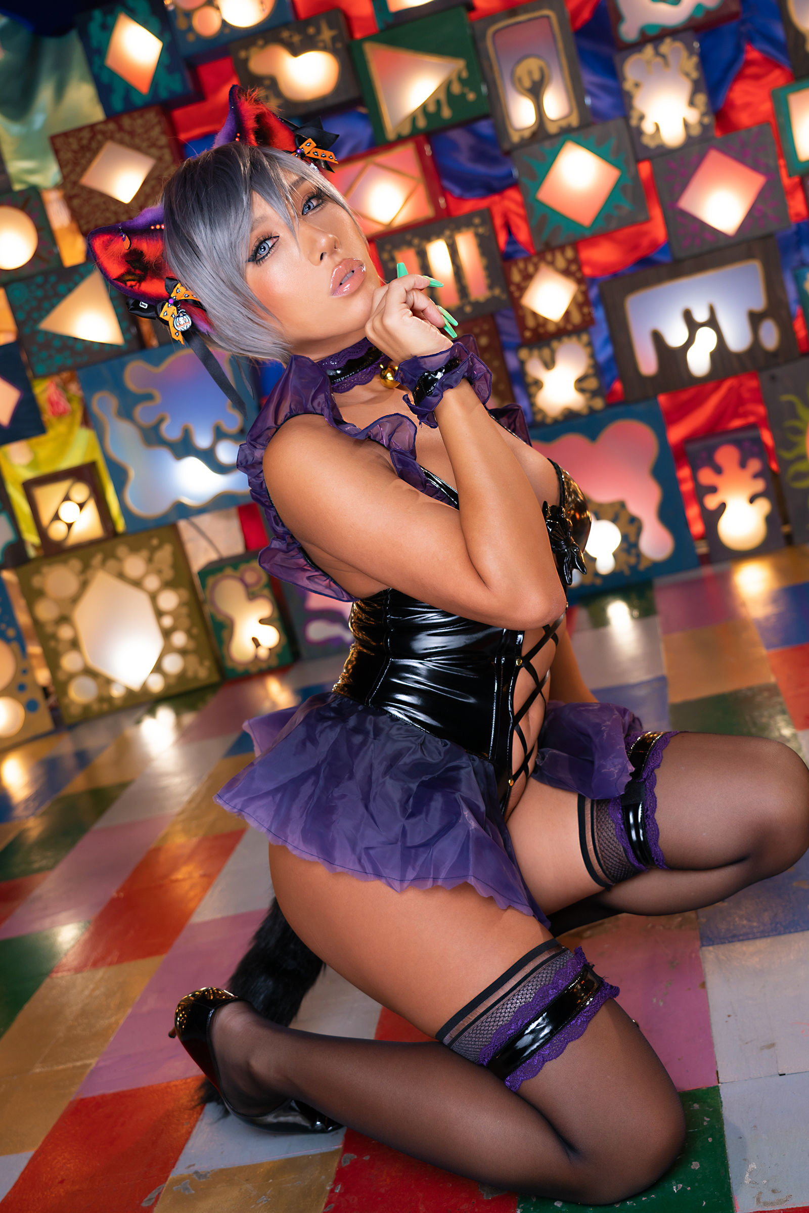 [福利COS] [Cosplay][nonsummerjack] non - ハロウィンキャットだにゃにゃにゃん第4张