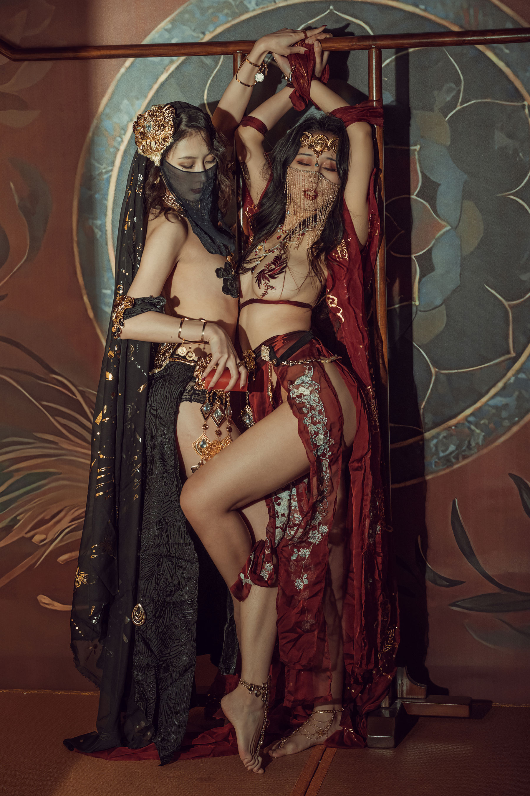 [福利COS] 云溪溪 - 奶桃桃 双人古风第4张