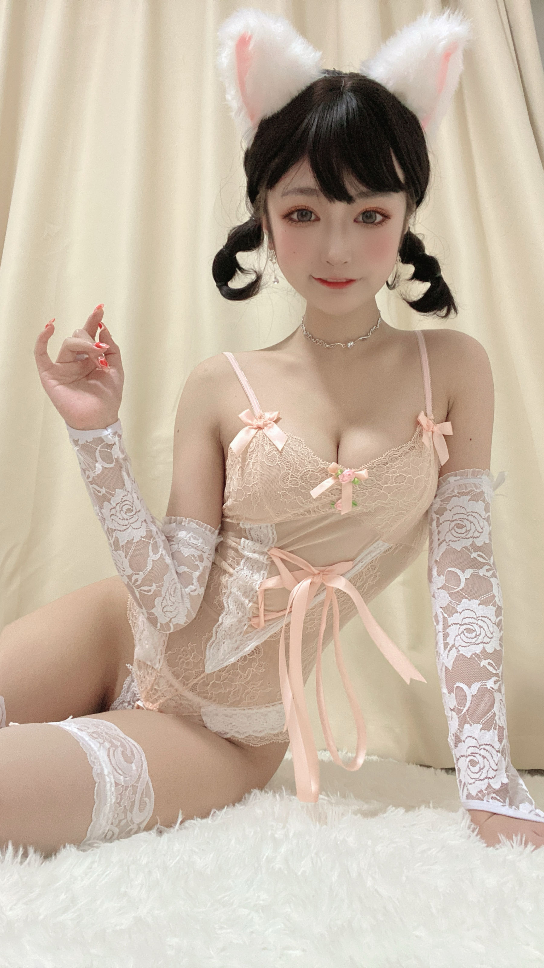 [福利COS] 动漫博主佳佳好难啊 - 法式猫耳娘第7张
