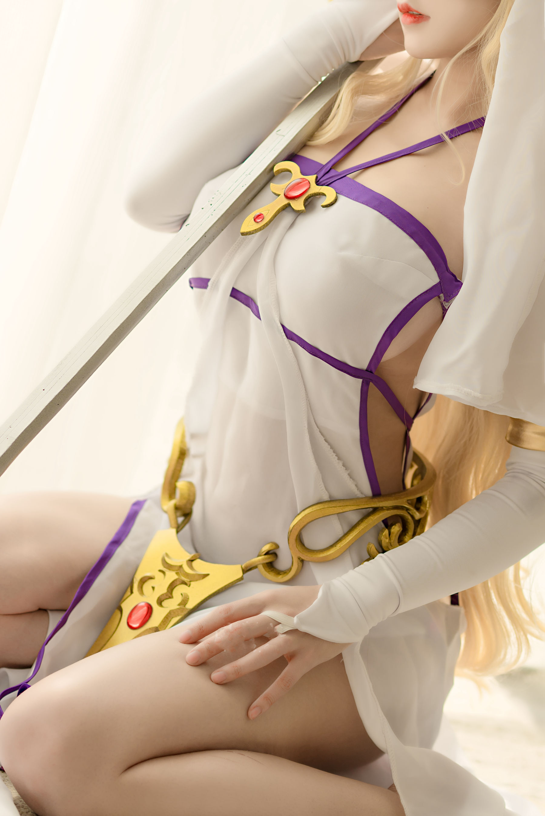 [福利COS] 动漫博主小仓千代w - 剑圣女第2张
