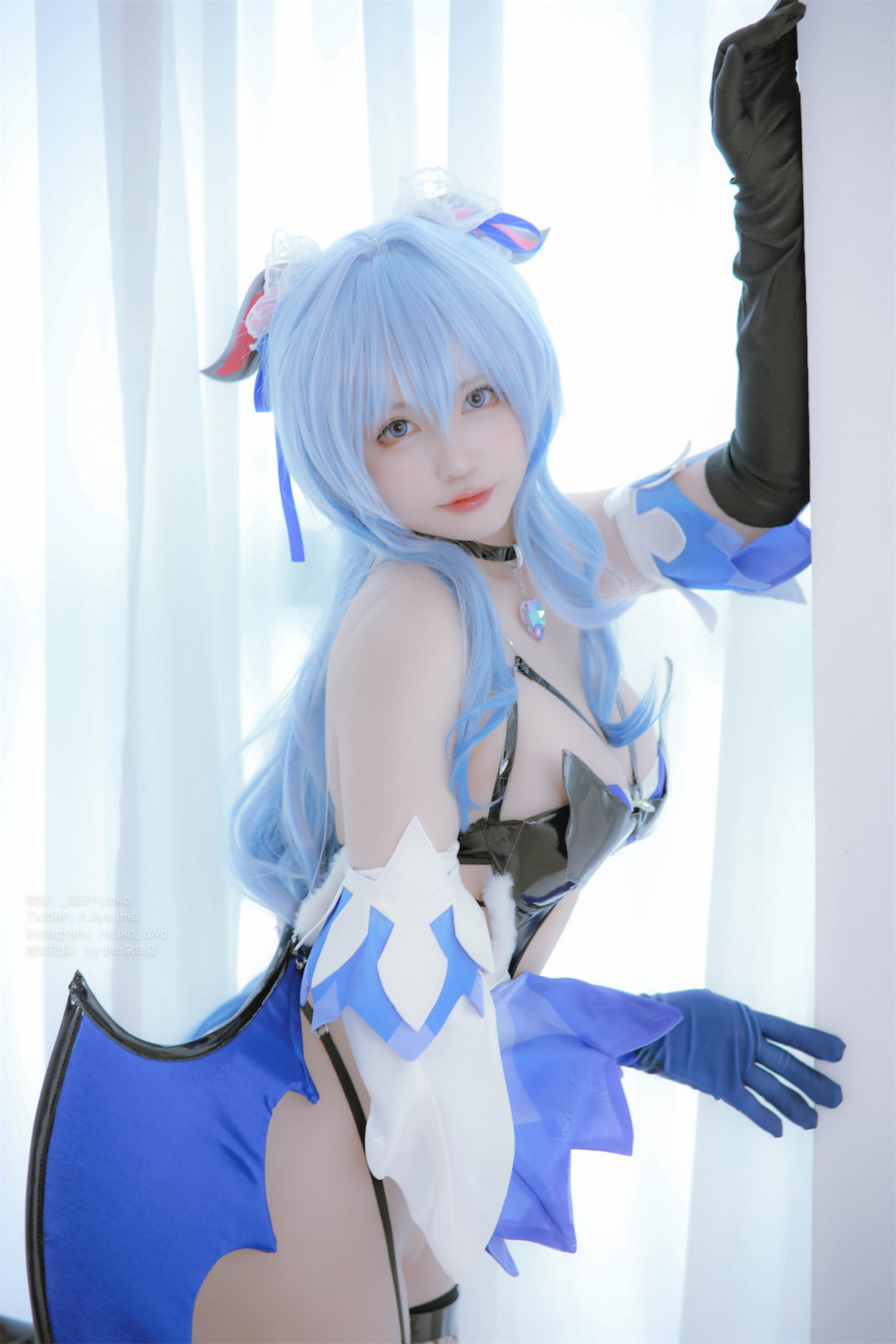 [福利COS] 萌妹子Nyako喵子 - 原神甘雨魅魔第11张