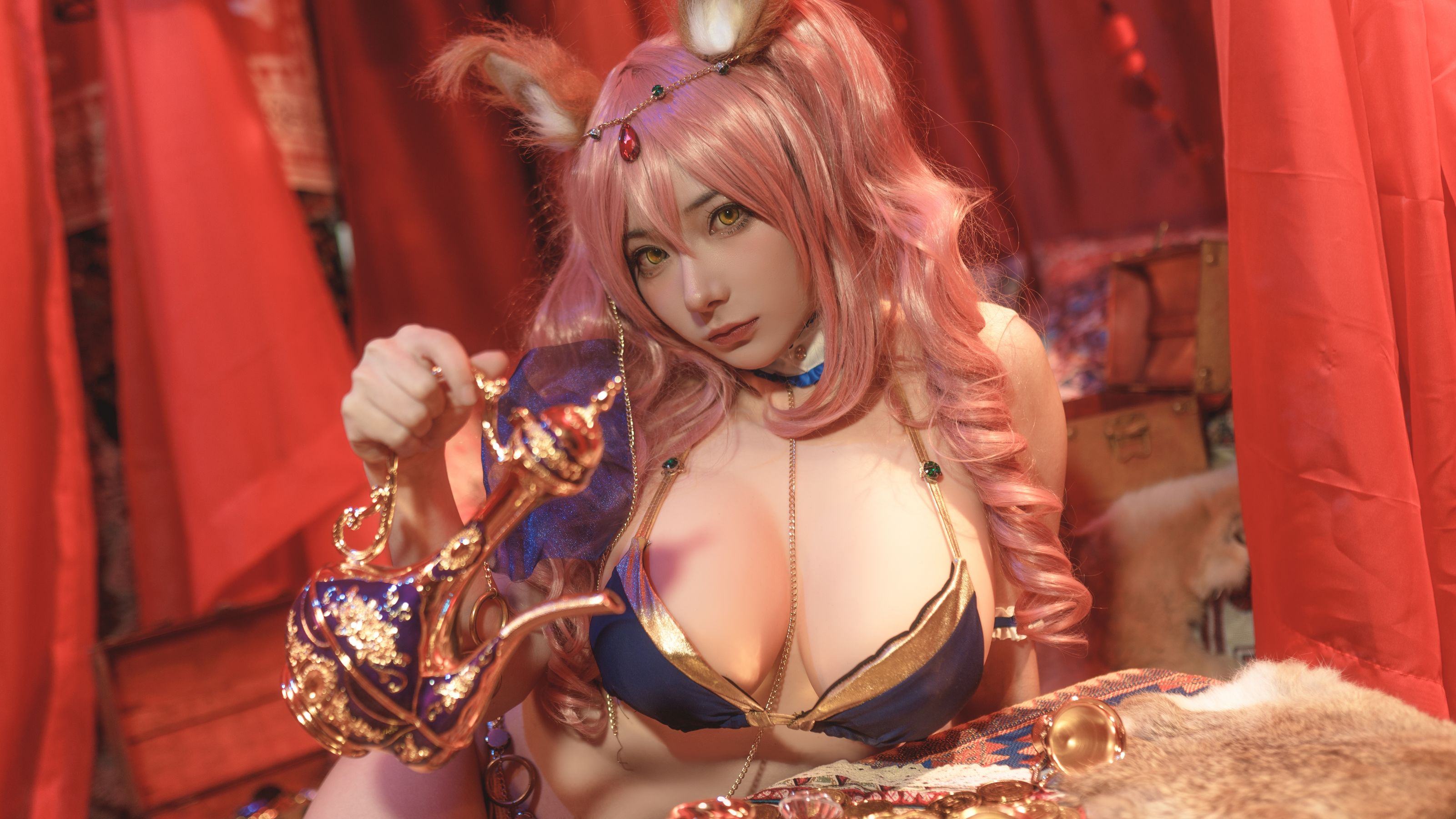 [福利COS] 是三不是世w - 玉藻前舞娘第3张