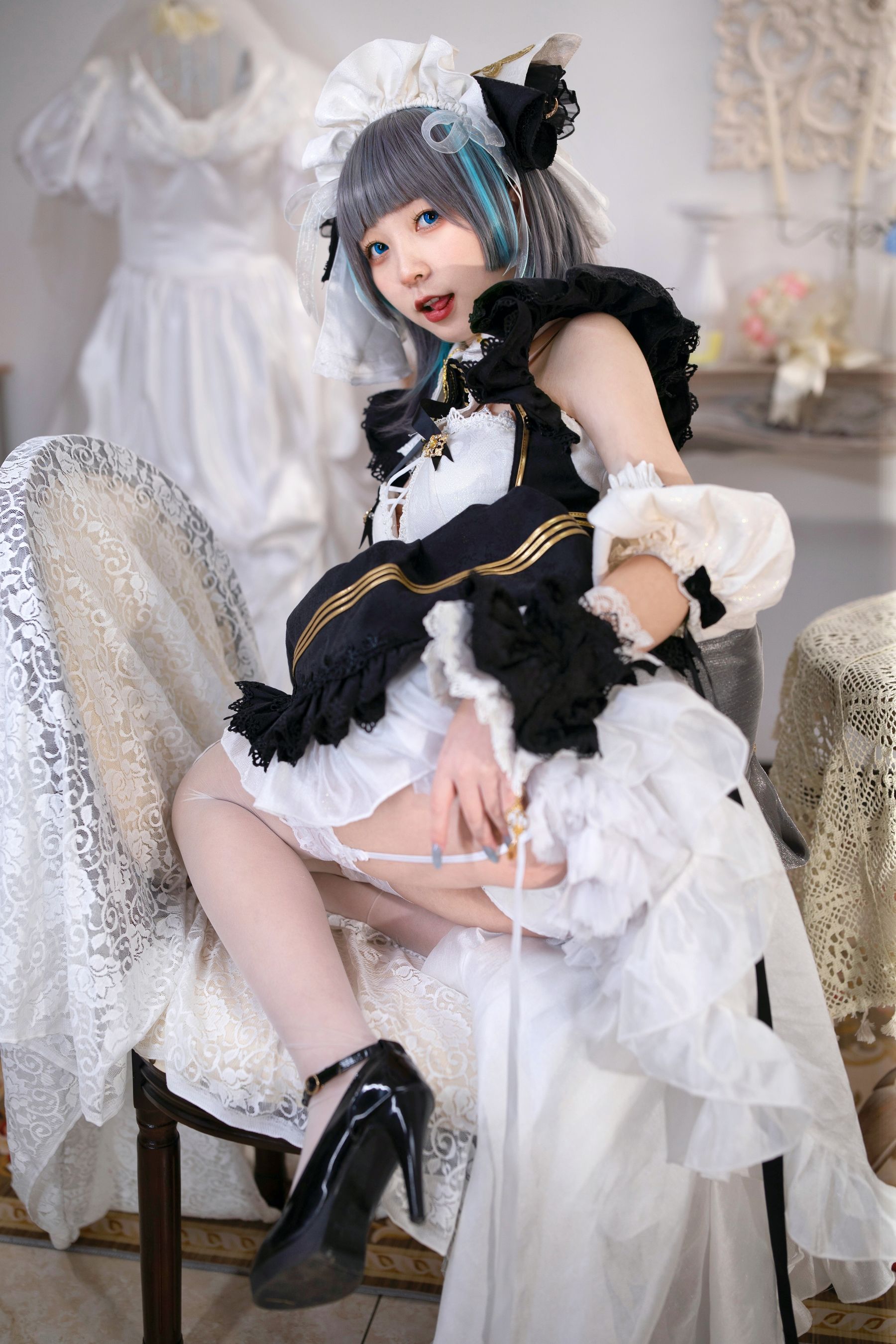 [福利COS] 花铃 - 柴郡第1张