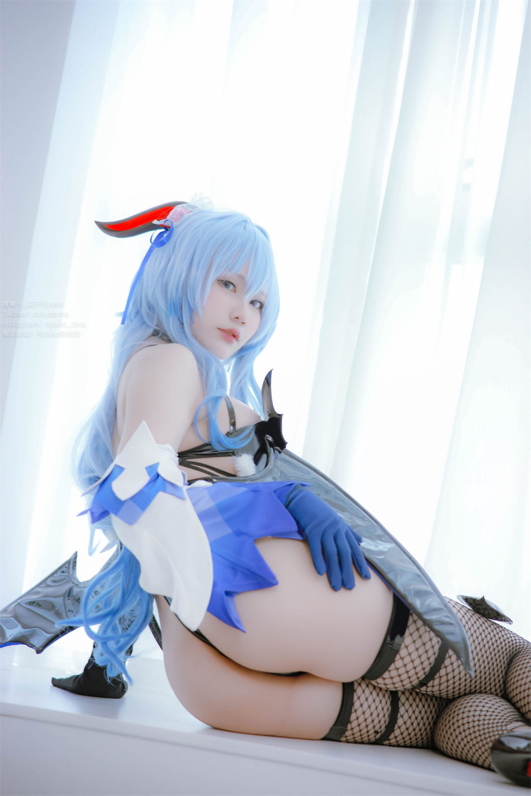 [福利COS] 萌妹子Nyako喵子 - 原神甘雨魅魔第13张