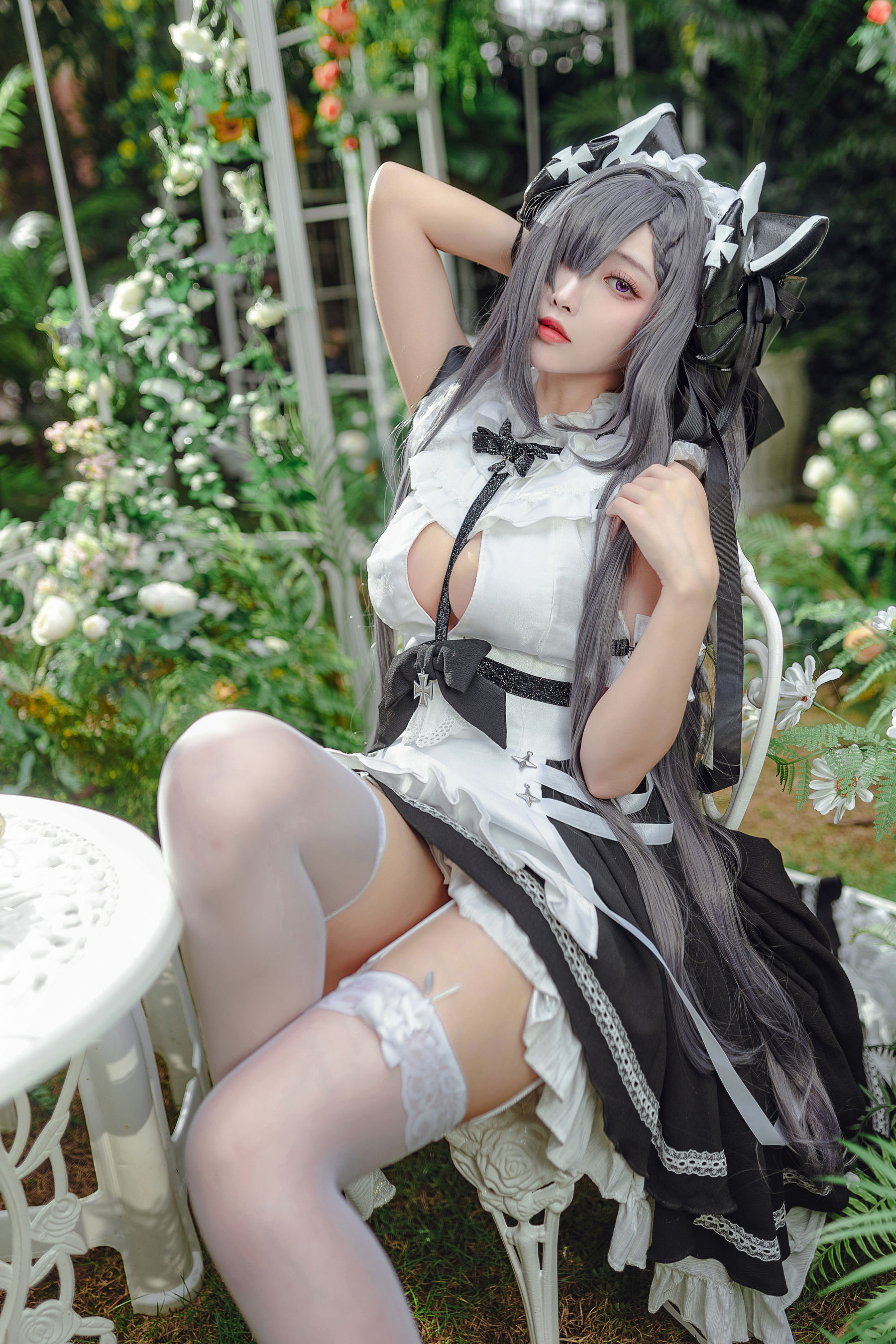 [福利COS] 宫本桜 - 奥古斯特女仆装第3张