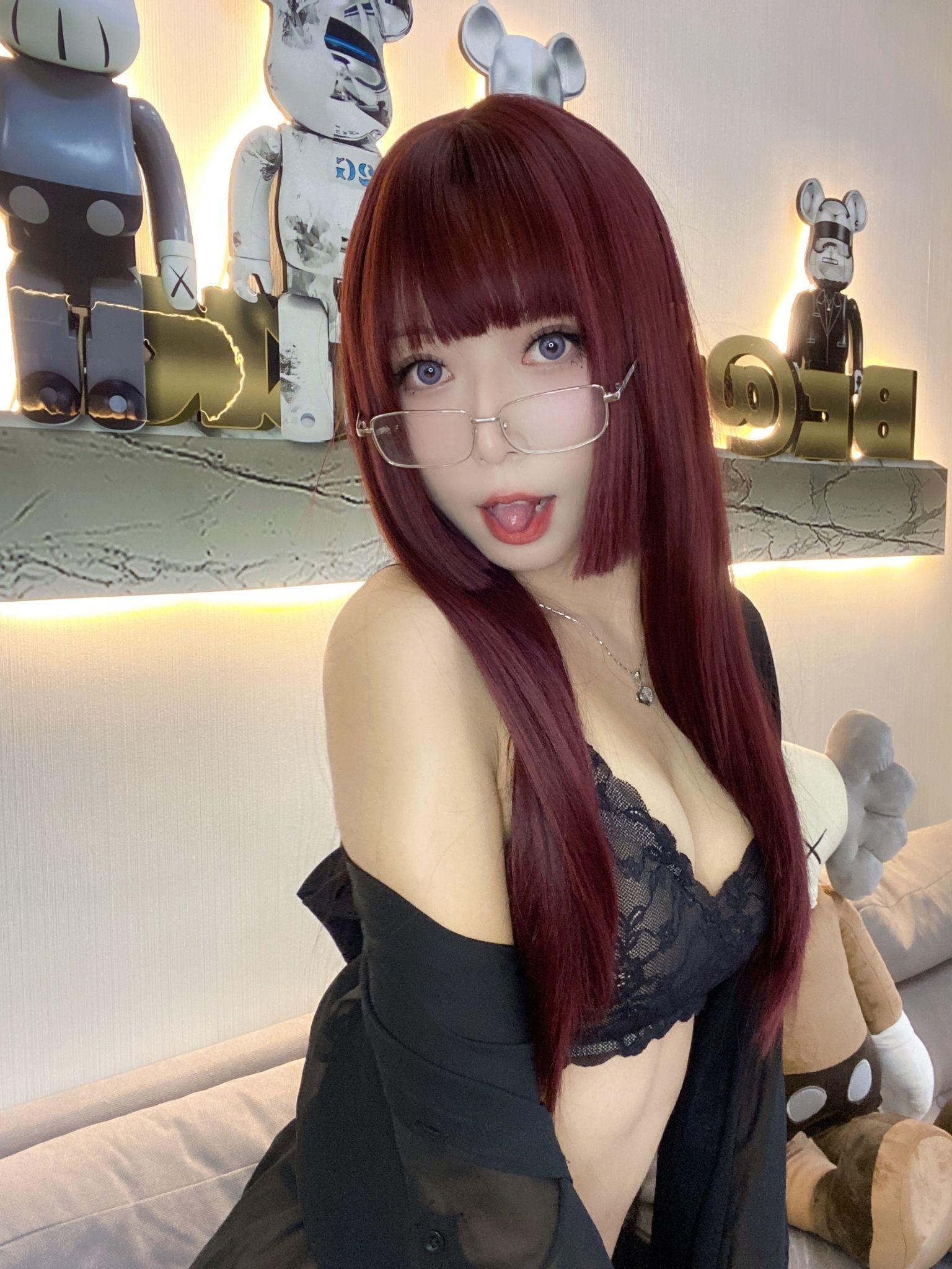 [福利COS] 动漫博主Money冷冷 - 黑衬衫第20张