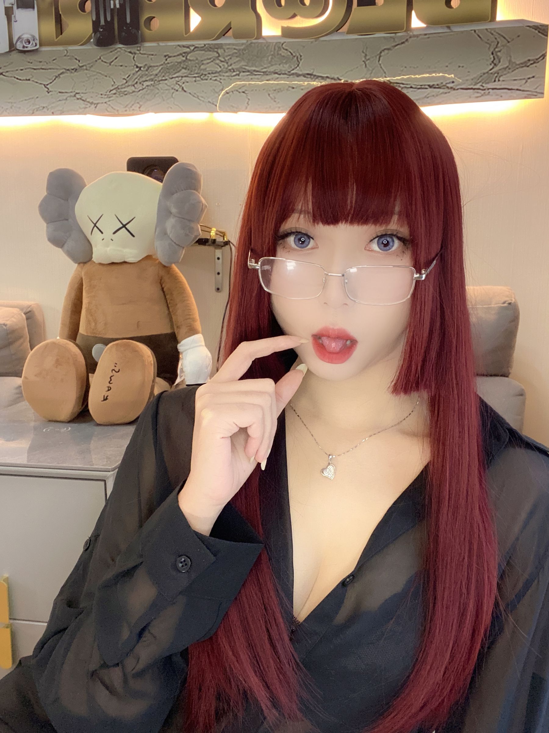 [福利COS] 动漫博主Money冷冷 - 黑衬衫第19张